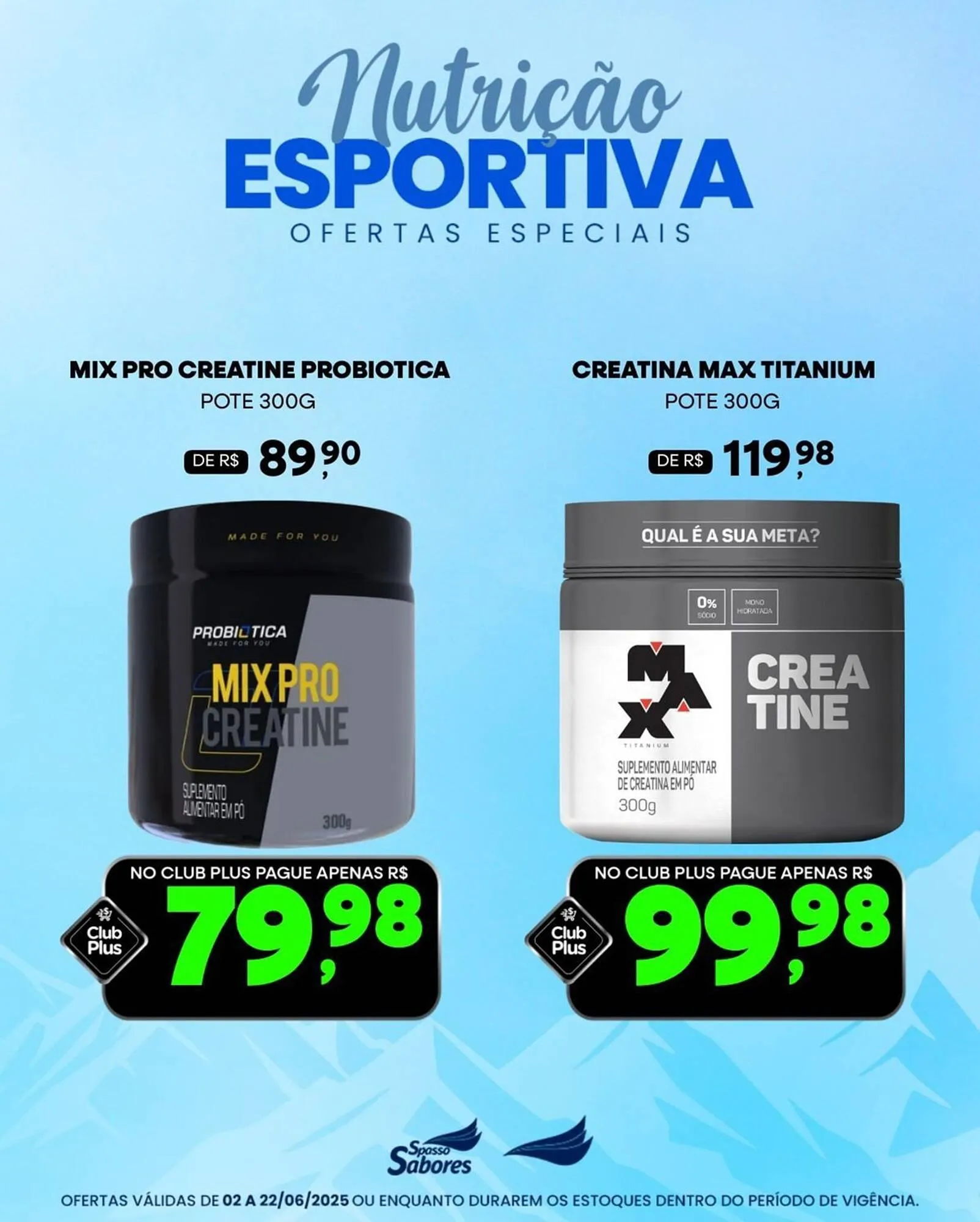Encarte de Catálogo Spasso Sabores 3 de junho até 22 de junho 2025 - Pagina 1