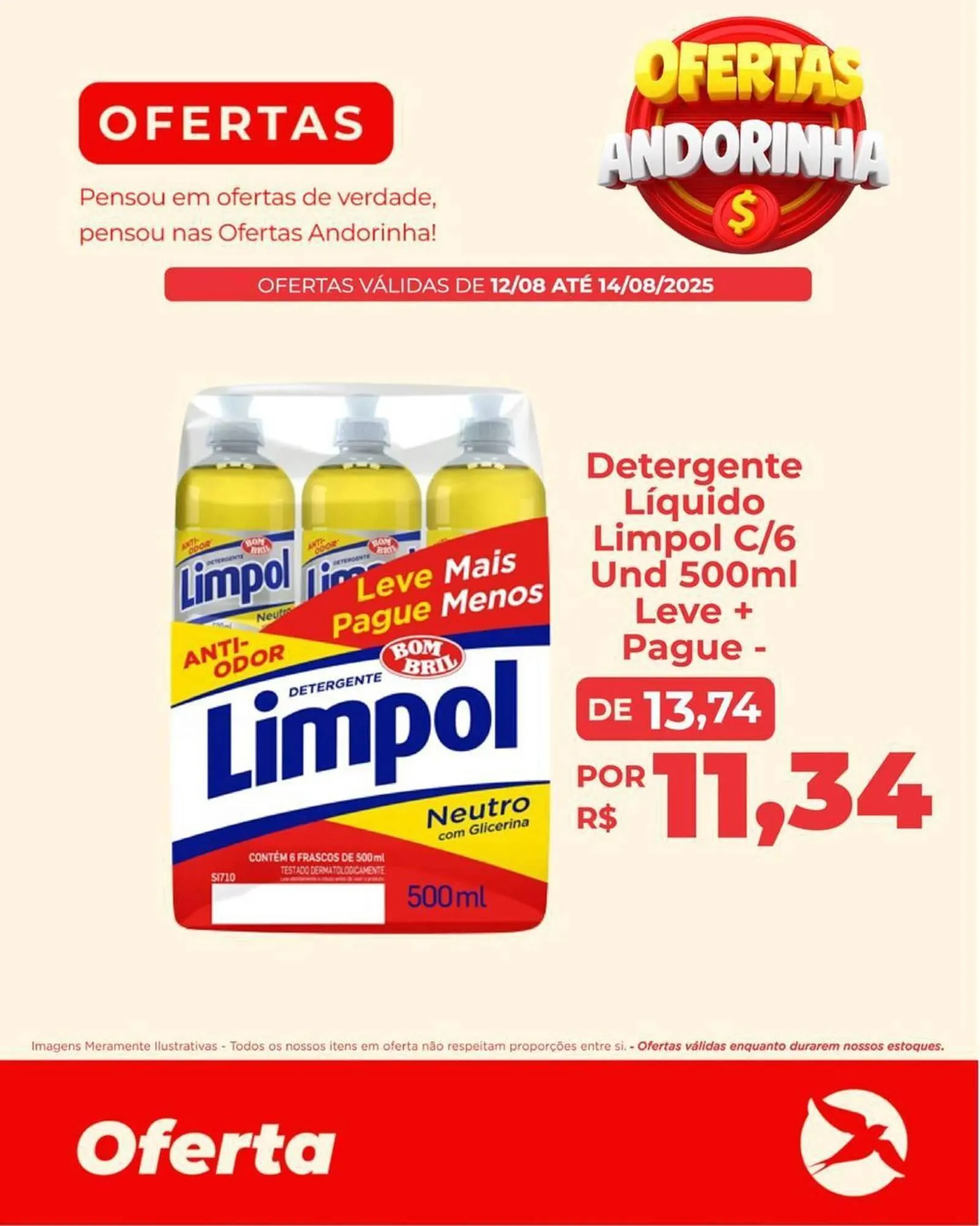 Encarte de Catálogo Andorinha Hipermercado 12 de agosto até 14 de agosto 2025 - Pagina 8
