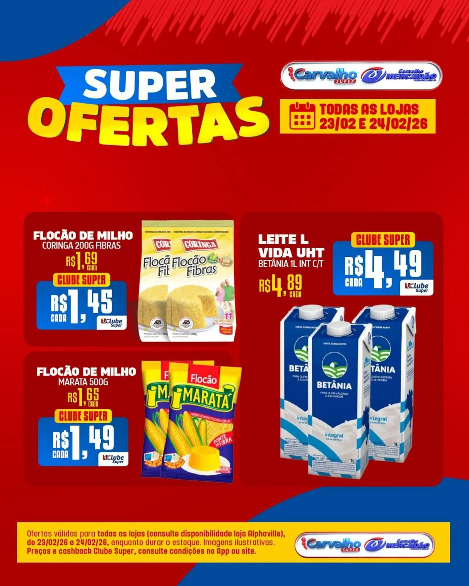 Encarte de Catálogo Carvalho Supermercado 23 de fevereiro até 26 de fevereiro 2026 - Pagina 3