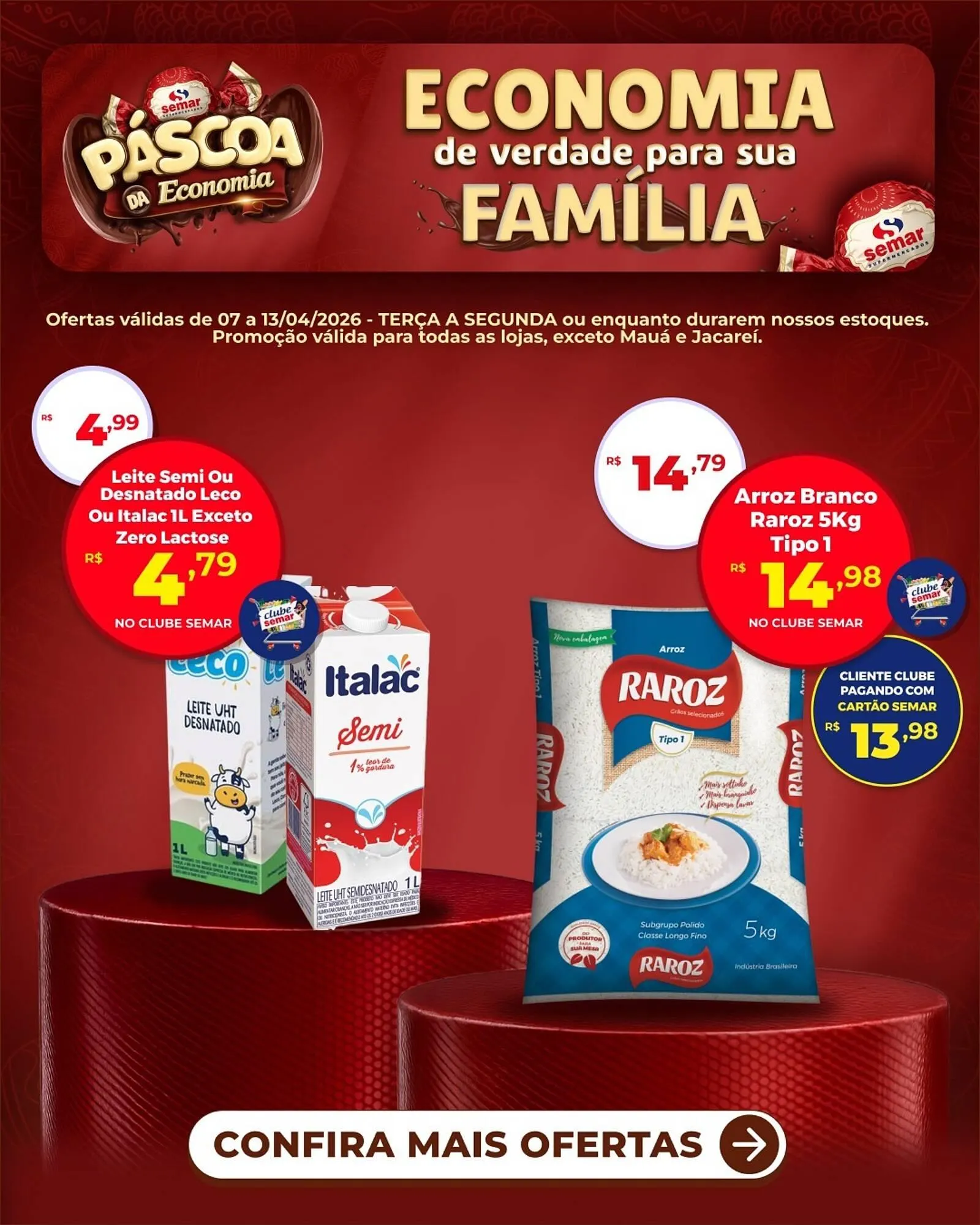 Encarte de Folheto Semar Supermercado 7 de abril até 13 de abril 2026 - Pagina 1