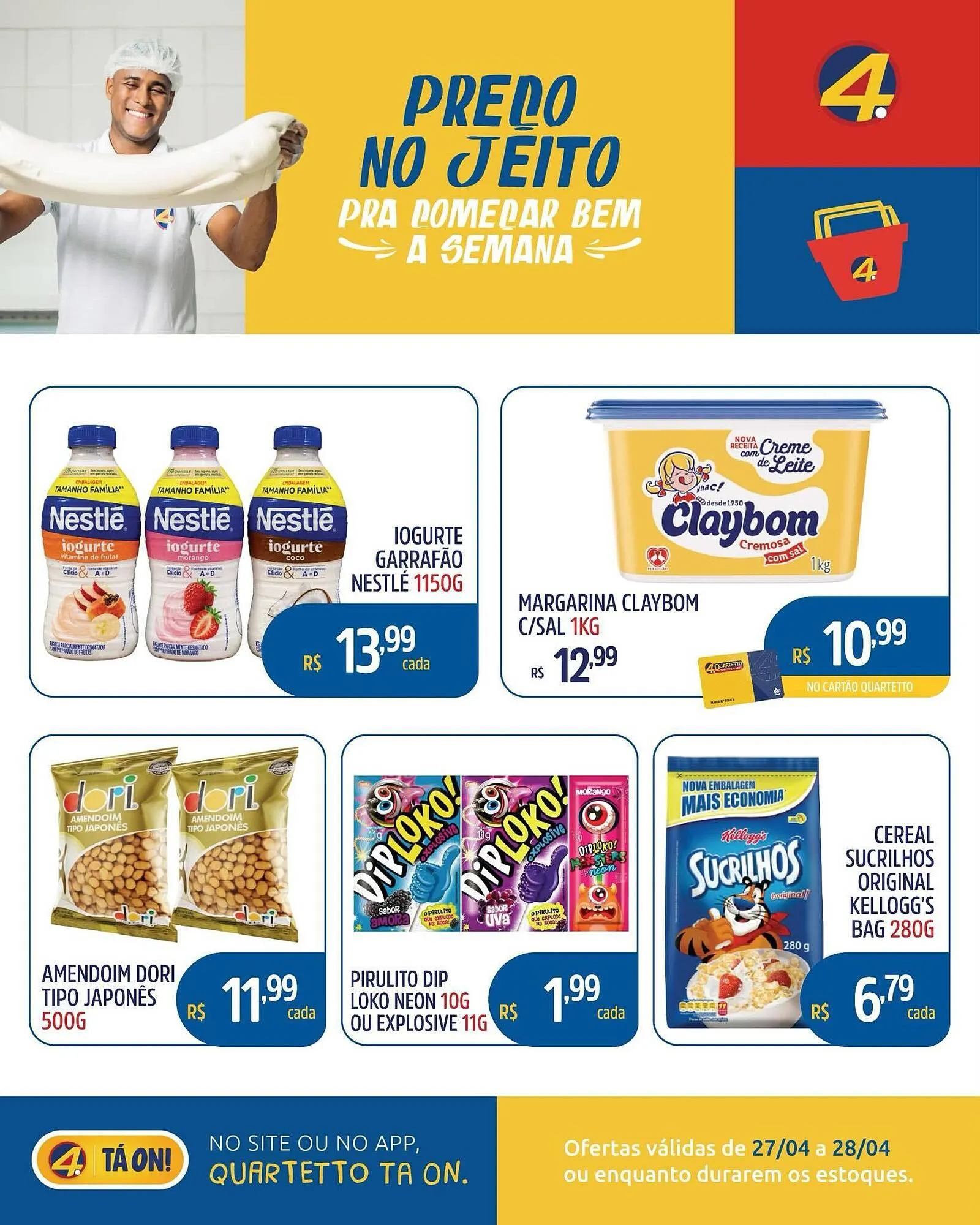 Encarte de Catálogo Quartetto Supermercados 27 de abril até 28 de abril 2026 - Pagina 5