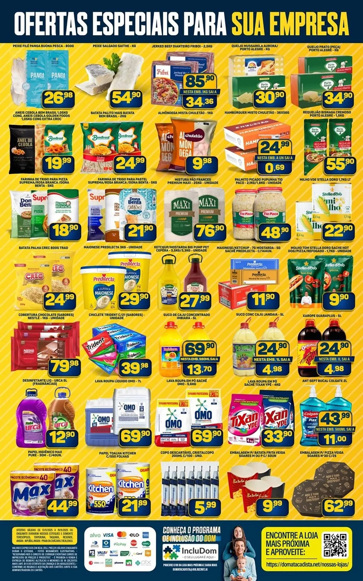 Encarte de Encarte Dom Atacadista 13 de novembro até 19 de novembro 2025 - Pagina 1