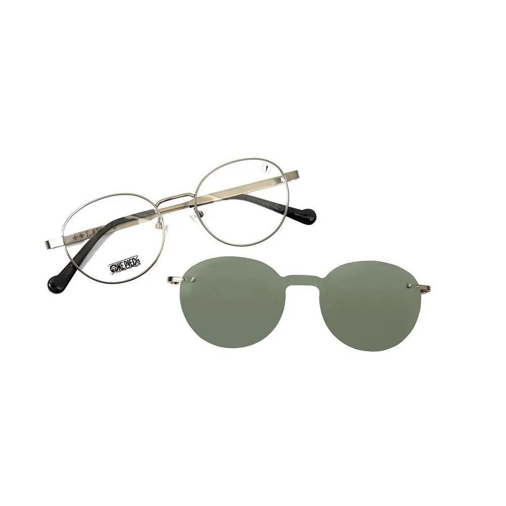 Armação Para Óculos de Grau Unissex One Piece Law Multi Polarizado Verde - LV.MU.1102.1515 M