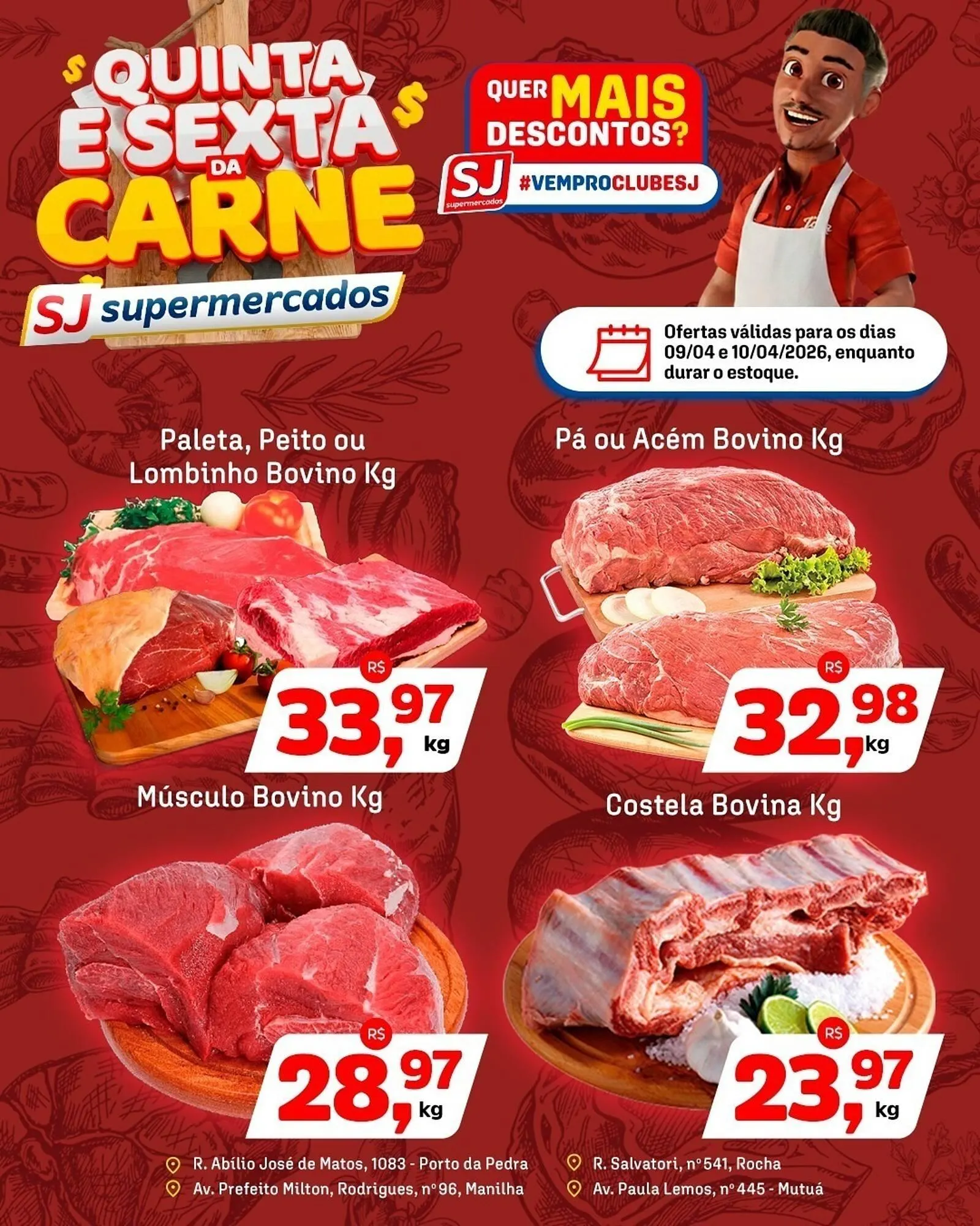 Encarte de Encarte Sj Supermercados 9 de abril até 10 de abril 2026 - Pagina 4