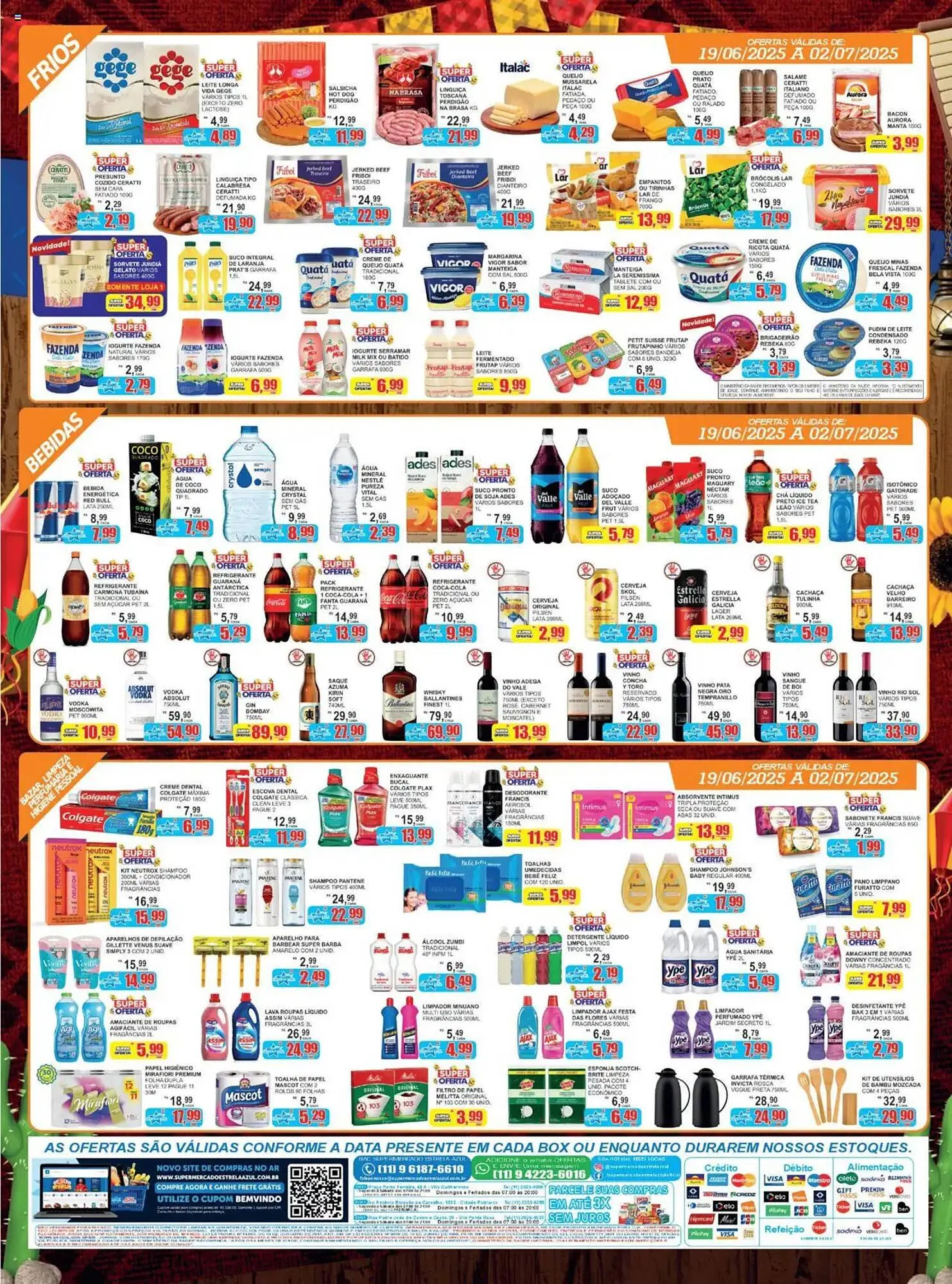 Encarte de Catálogo Supermercado Estrela Azul 19 de junho até 2 de julho 2025 - Pagina 4