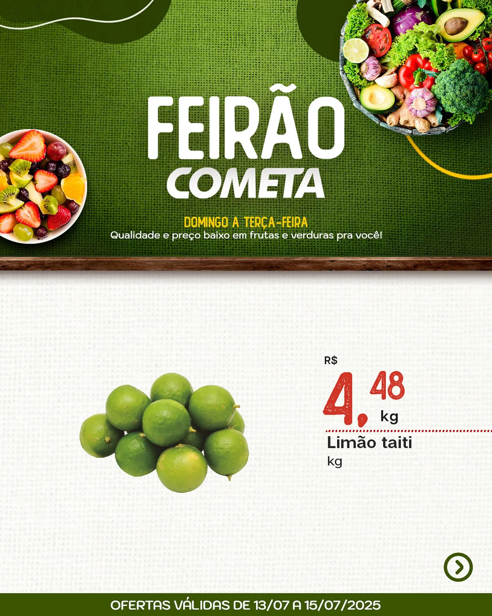 Encarte de Catálogo Cometa Supermercados 13 de julho até 15 de julho 2025 - Pagina 2