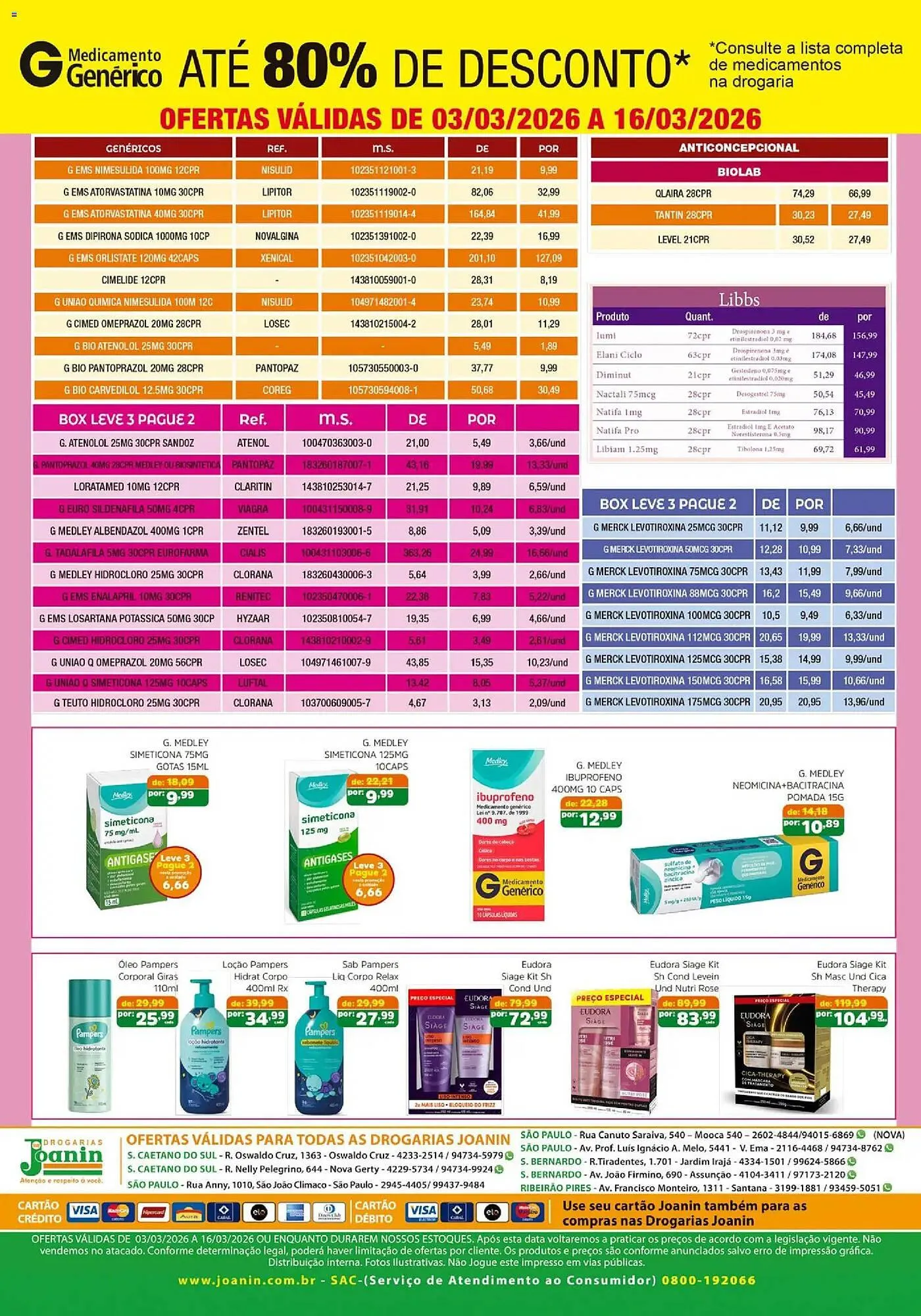 Encarte de Catálogo Supermercados Joanin 3 de março até 16 de março 2026 - Pagina 2