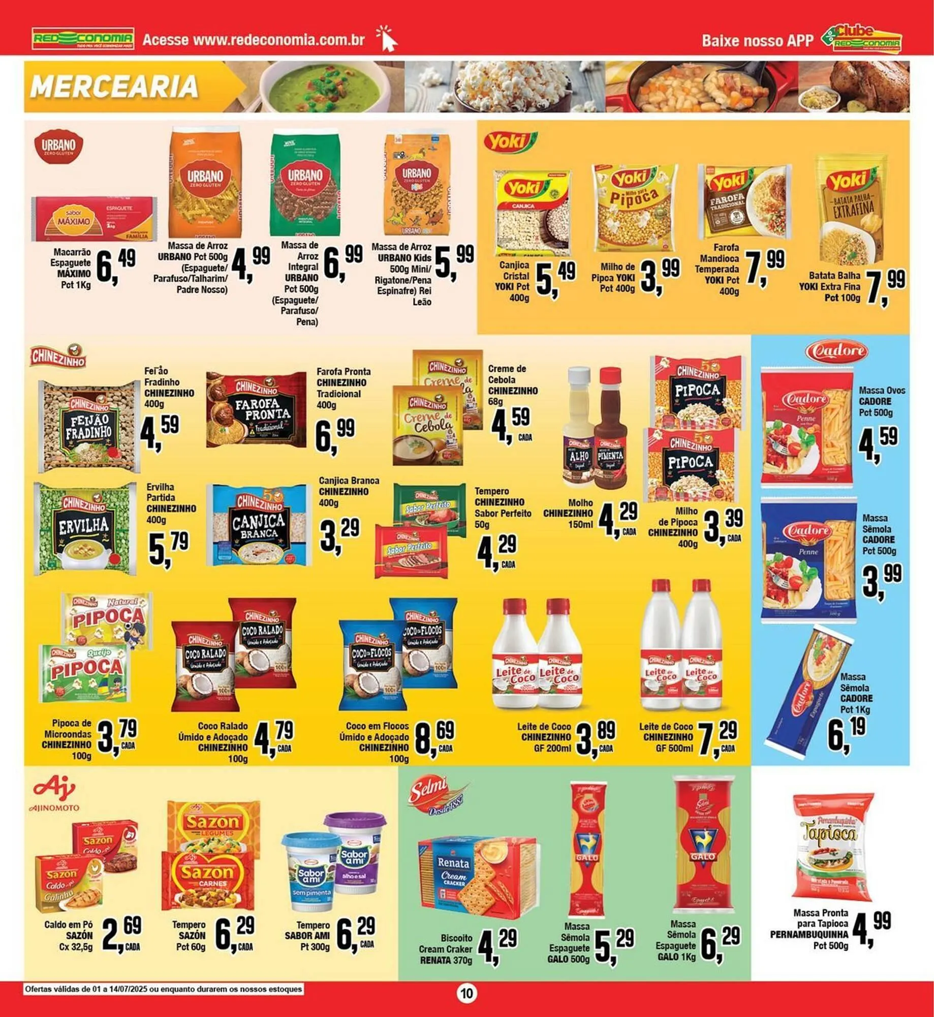 Encarte de Catálogo Rede Economia 4 de julho até 6 de julho 2025 - Pagina 10