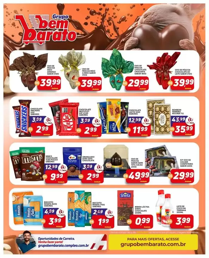 Encarte de Encarte Supermercado Bem Barato 15 de abril até 21 de abril 2025 - Pagina 1