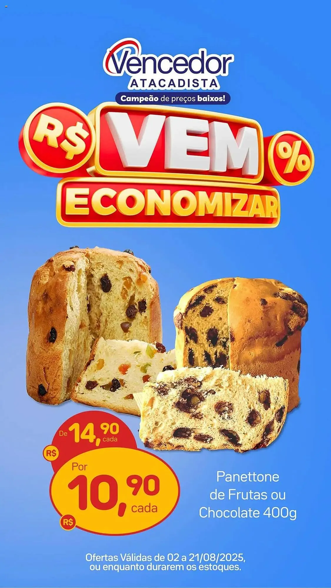 Encarte de Catálogo Vencedor Atacadista 4 de agosto até 21 de agosto 2025 - Pagina 1