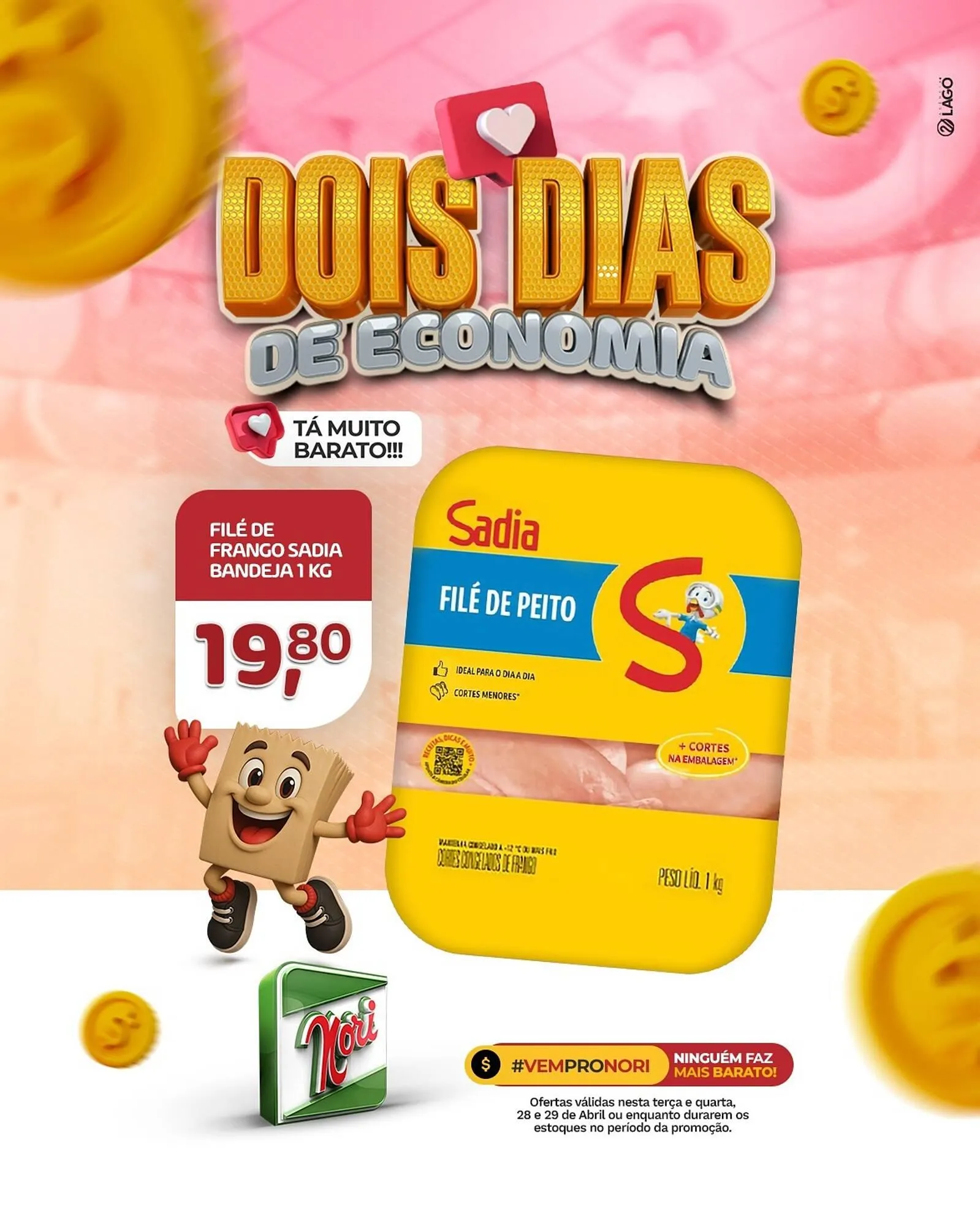 Encarte de Catálogo Supermercados Nori 28 de abril até 29 de abril 2026 - Pagina 1