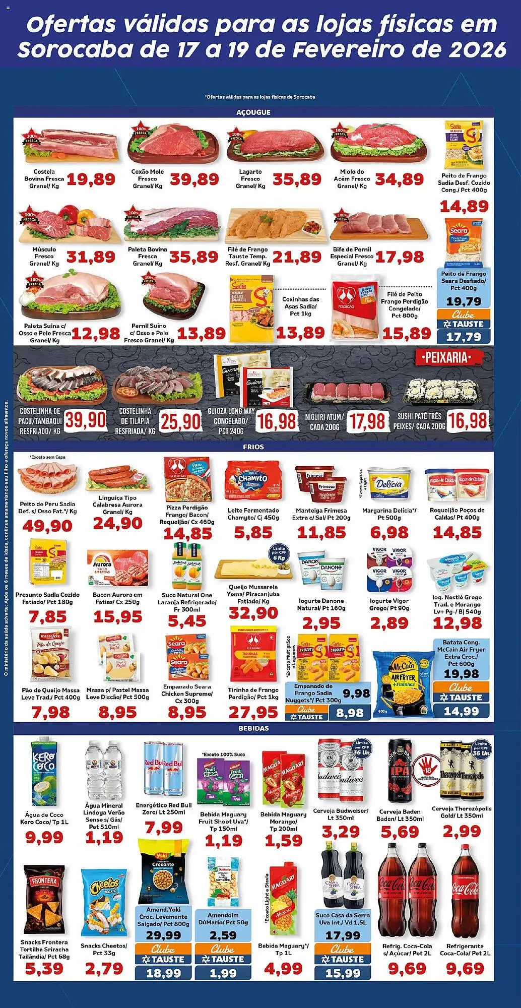 Encarte de Catálogo Supermercados Tauste 17 de fevereiro até 20 de fevereiro 2026 - Pagina 4