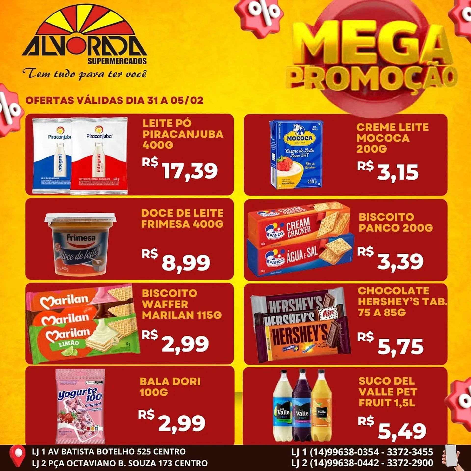 Encarte de Catálogo Alvorada Supermercados 31 de janeiro até 5 de fevereiro 2025 - Pagina 2