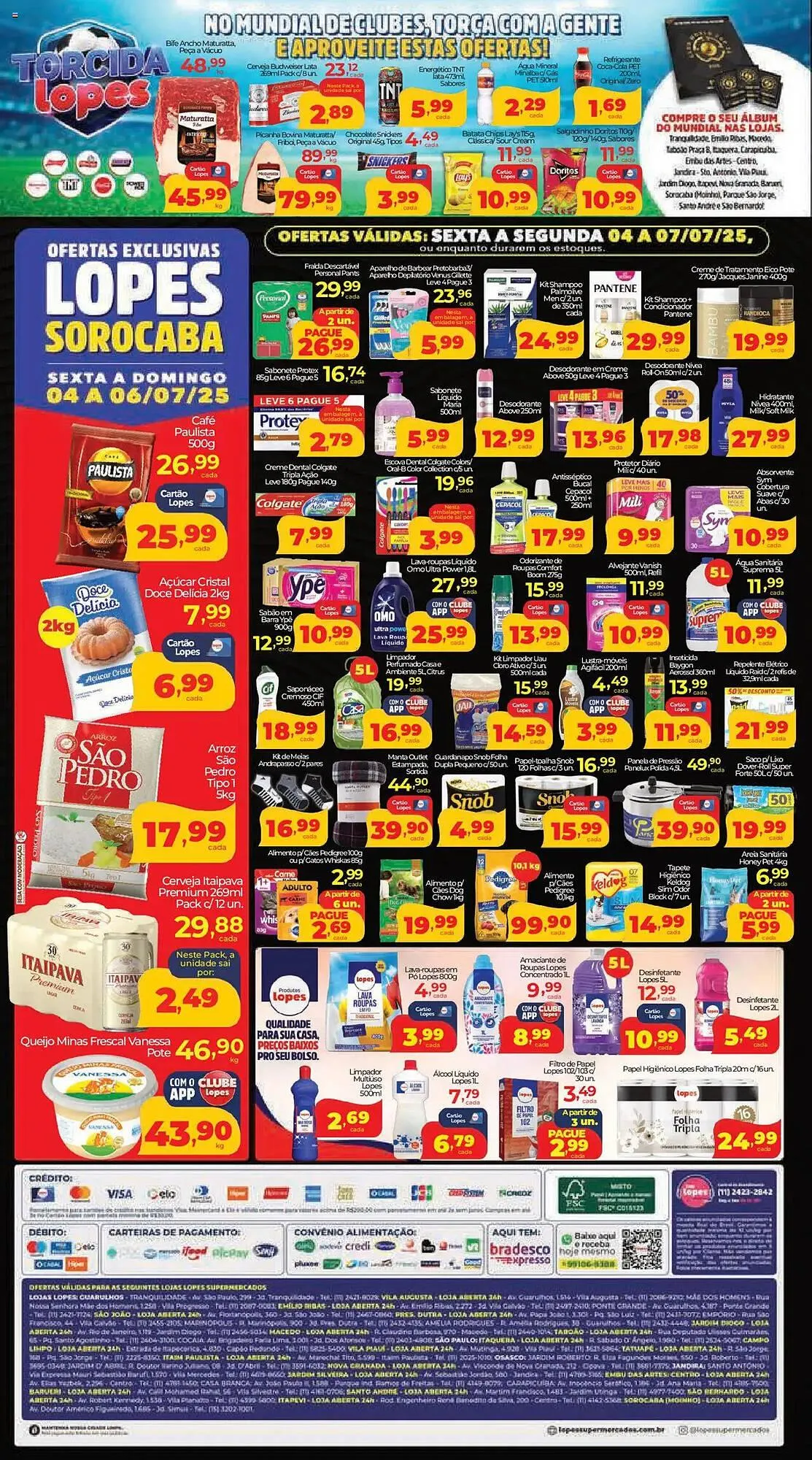 Encarte de Catálogo Lopes Supermercados 4 de julho até 5 de julho 2025 - Pagina 4