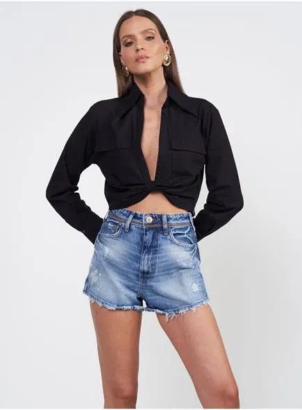 Camisa Manga Longa Oversized