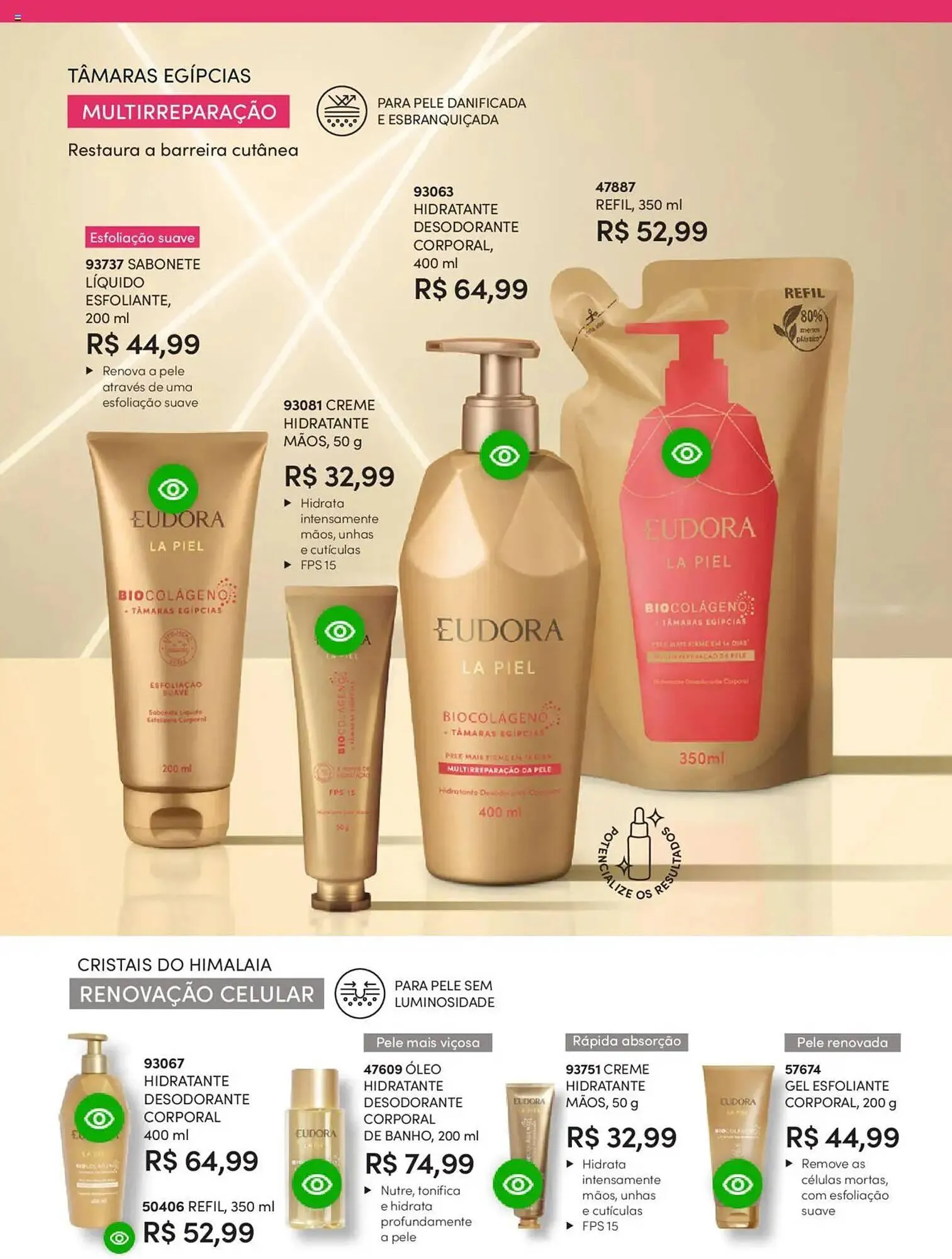 Encarte de Catálogo Eudora 25 de junho até 17 de julho 2025 - Pagina 94