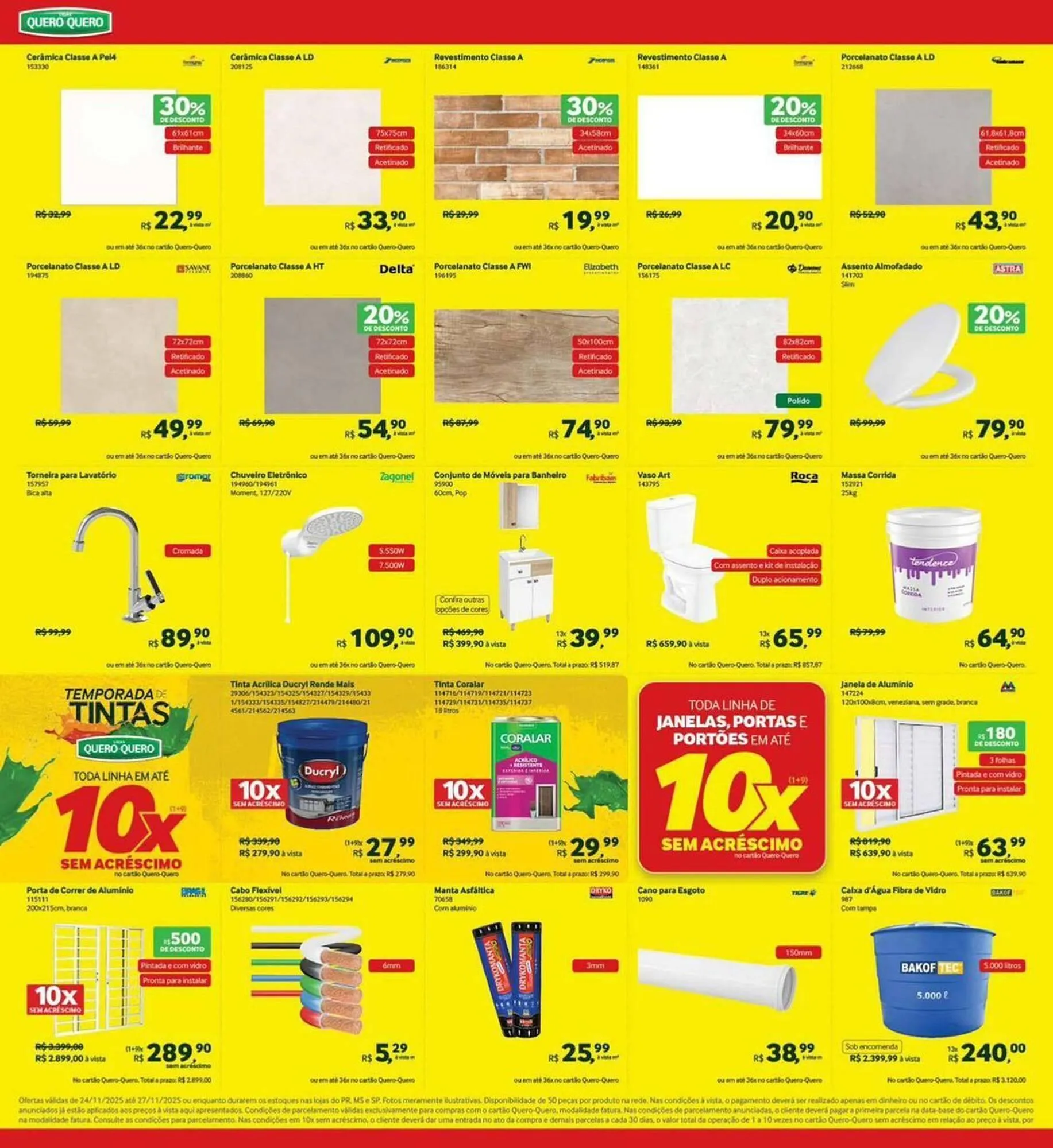 Encarte de Folheto Quero Quero 24 de novembro até 27 de novembro 2025 - Pagina 1