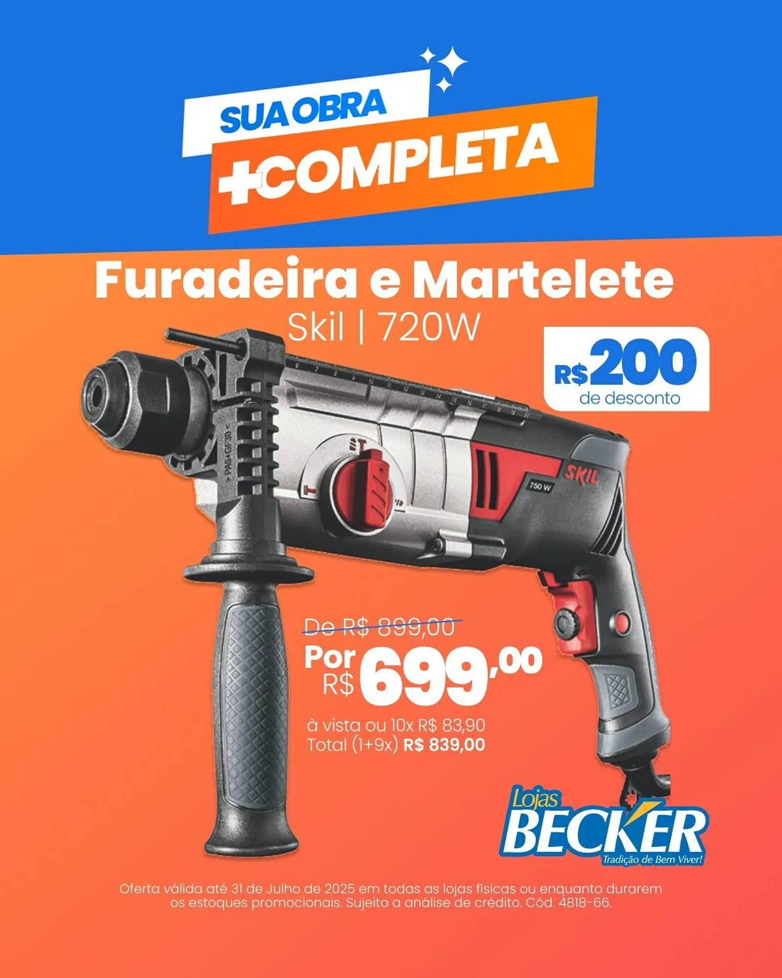 Encarte de Catálogo Lojas Becker 30 de junho até 31 de julho 2025 - Pagina 1