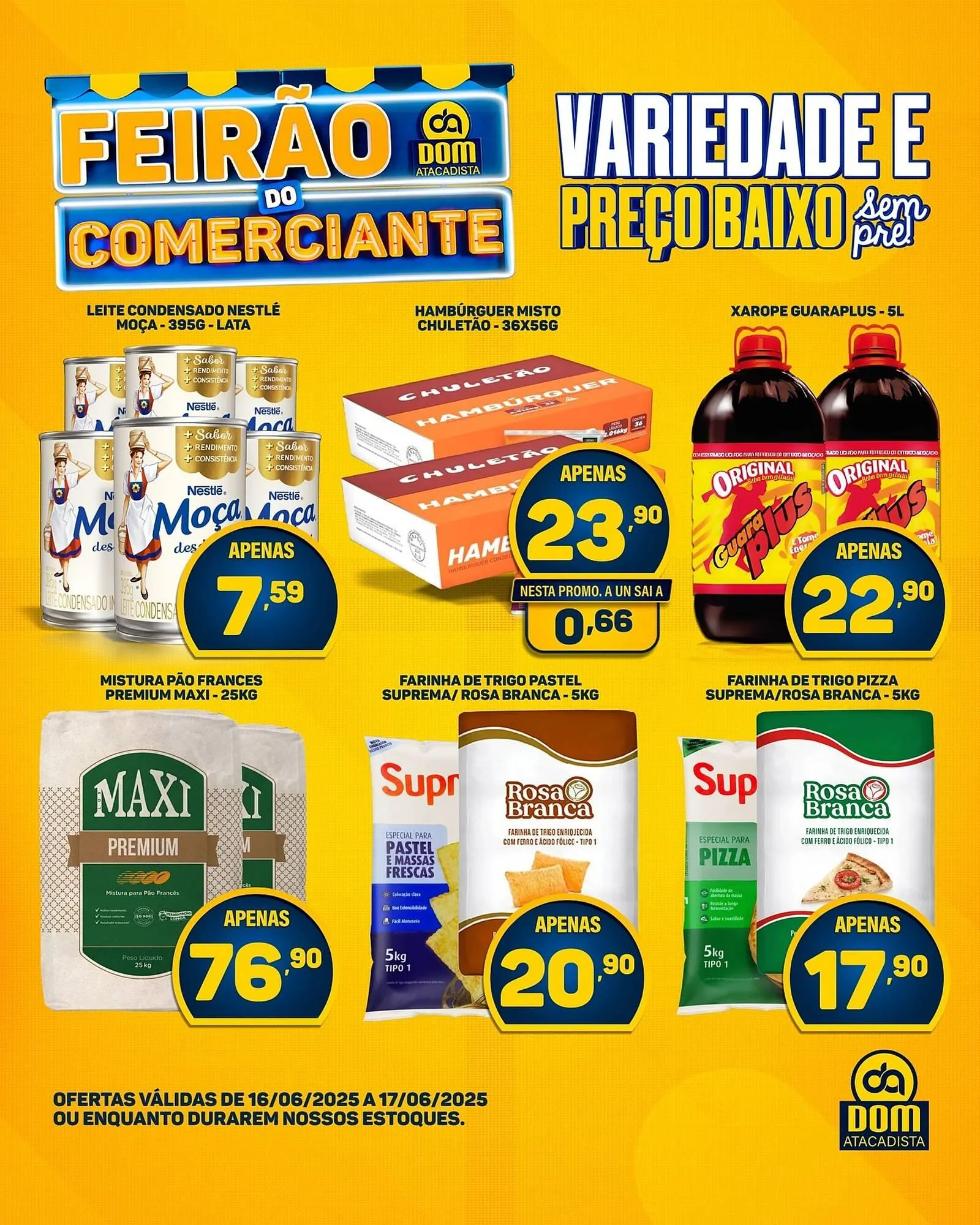 Encarte de Catálogo Dom Atacadista 16 de junho até 17 de junho 2025 - Pagina 1