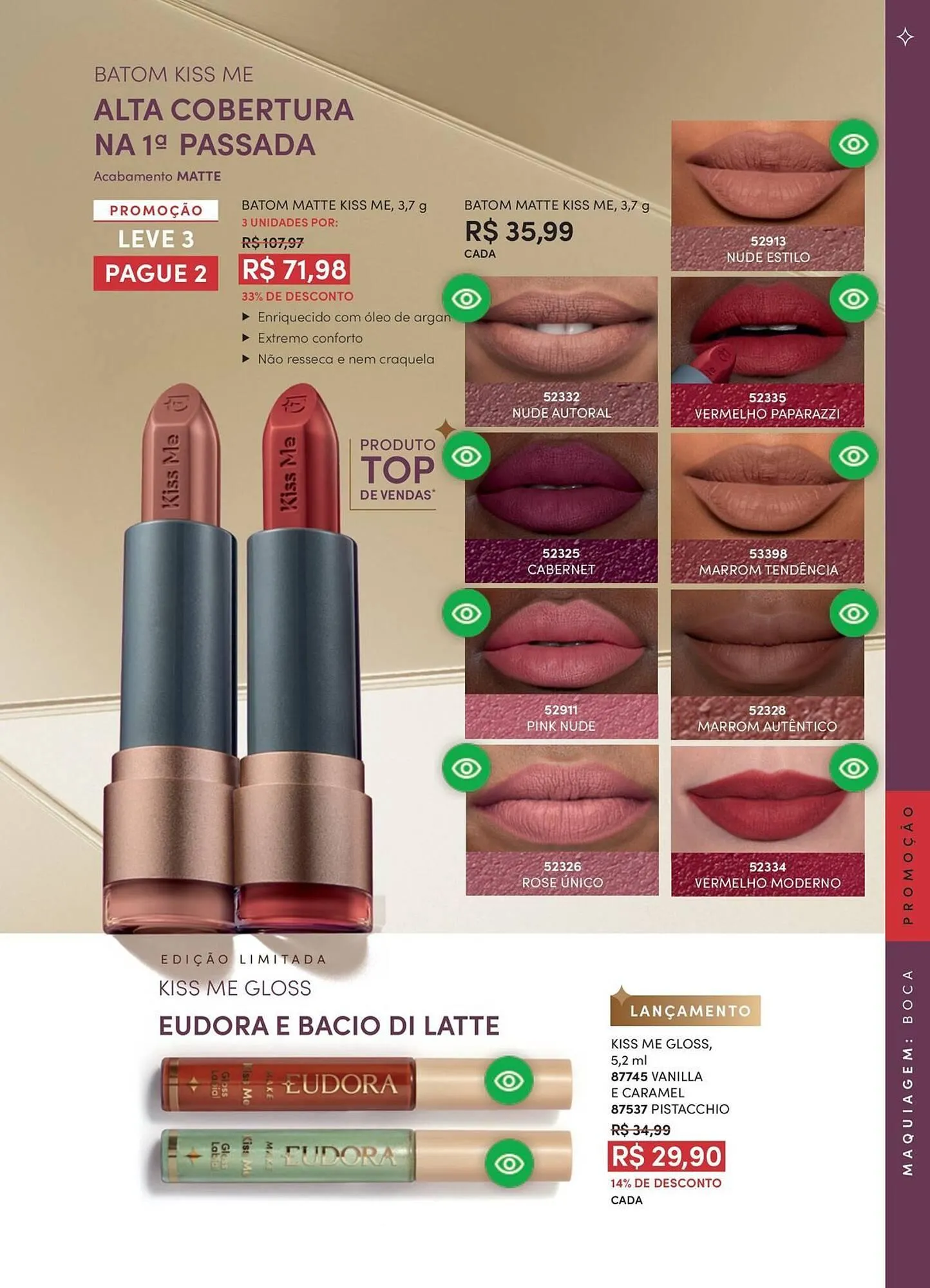 Encarte de Catálogo Eudora 27 de novembro até 27 de dezembro 2025 - Pagina 85