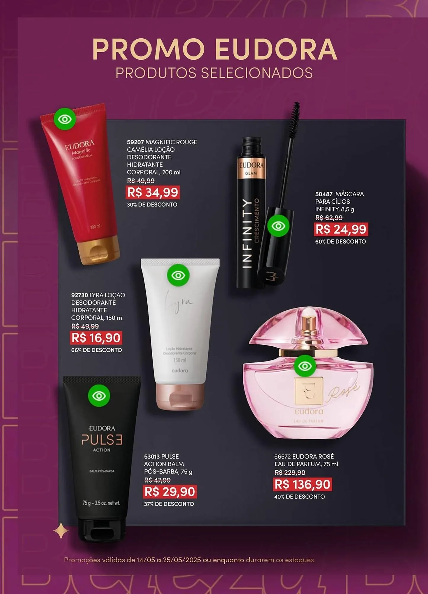 Encarte de Catálogo Eudora 15 de maio até 15 de junho 2025 - Pagina 120