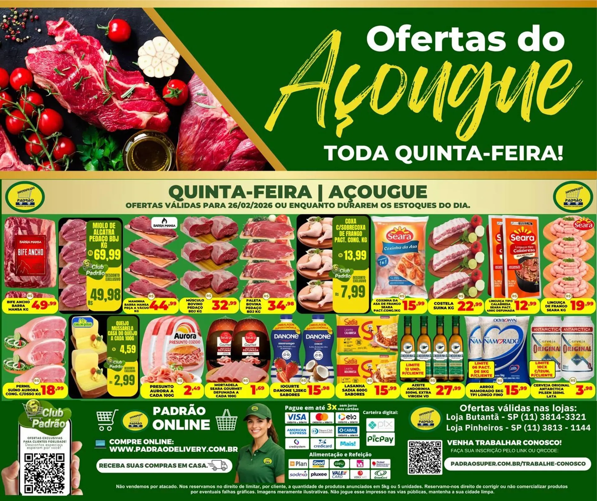 Encarte de Folheto Supermercado Padrão 26 de fevereiro até 26 de fevereiro 2026 - Pagina 1