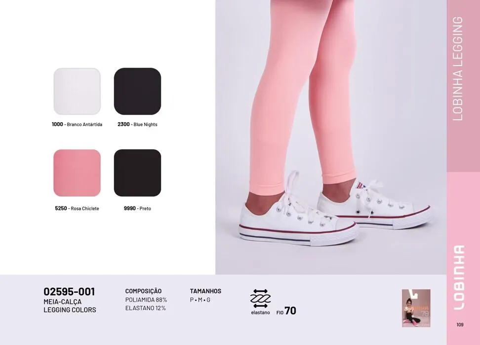 Encarte de Catálogo Meias Kids Verão 2023/24 28 de julho até 31 de dezembro 2024 - Pagina 109