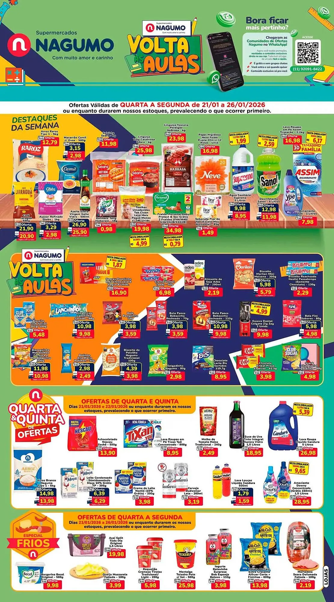 Encarte de Folheto Nagumo 21 de janeiro até 26 de janeiro 2026 - Pagina 1