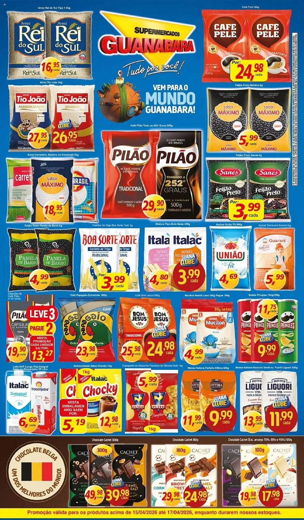 Encarte de Encarte Supermercados Guanabara 15 de abril até 17 de abril 2026 - Pagina 2