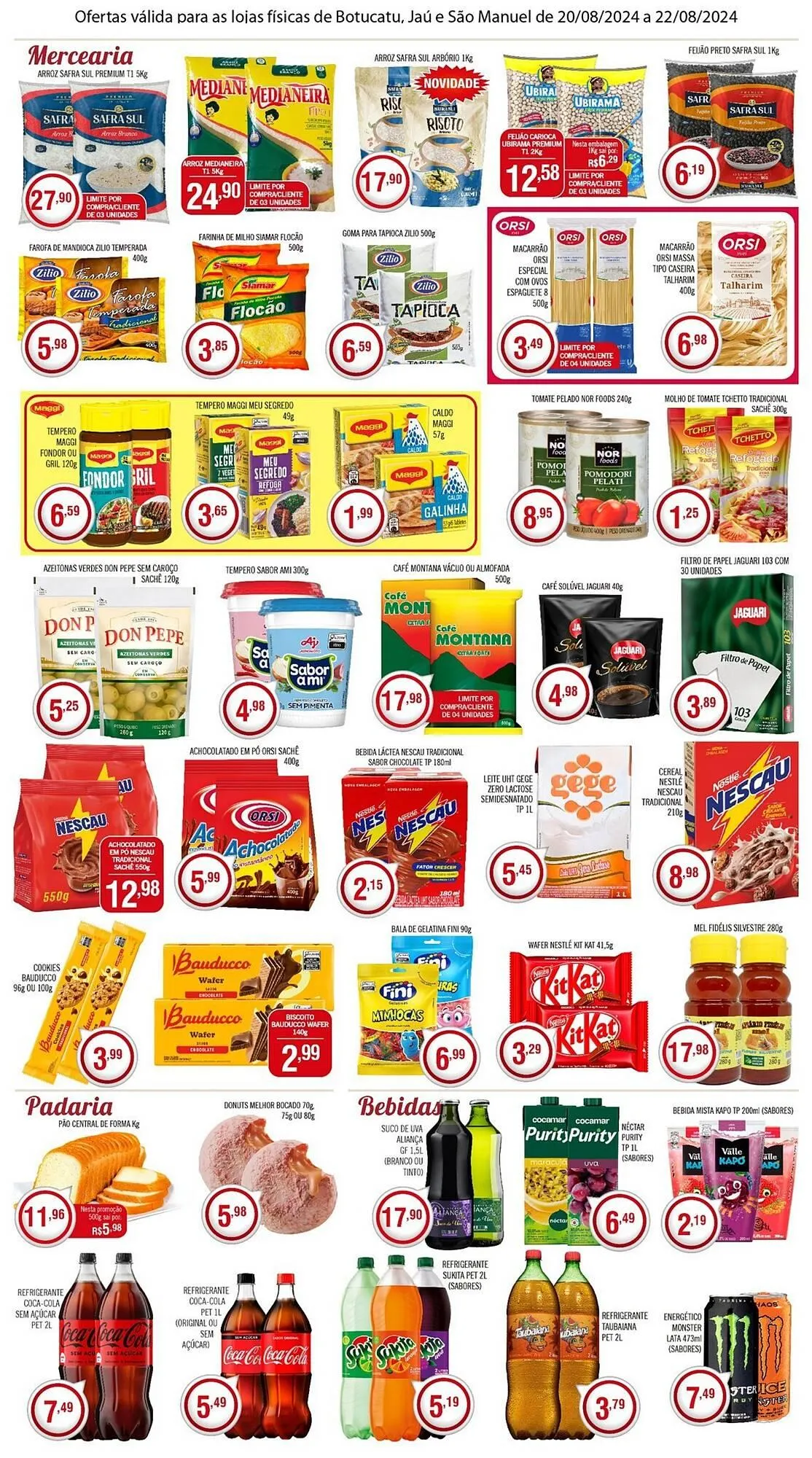 Encarte de Catálogo Central Supermercados 20 de agosto até 22 de agosto 2024 - Pagina 3