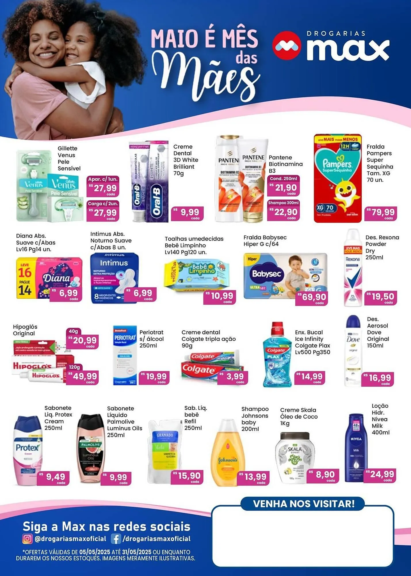 Encarte de Catálogo Drogarias Max 14 de maio até 31 de maio 2025 - Pagina 1