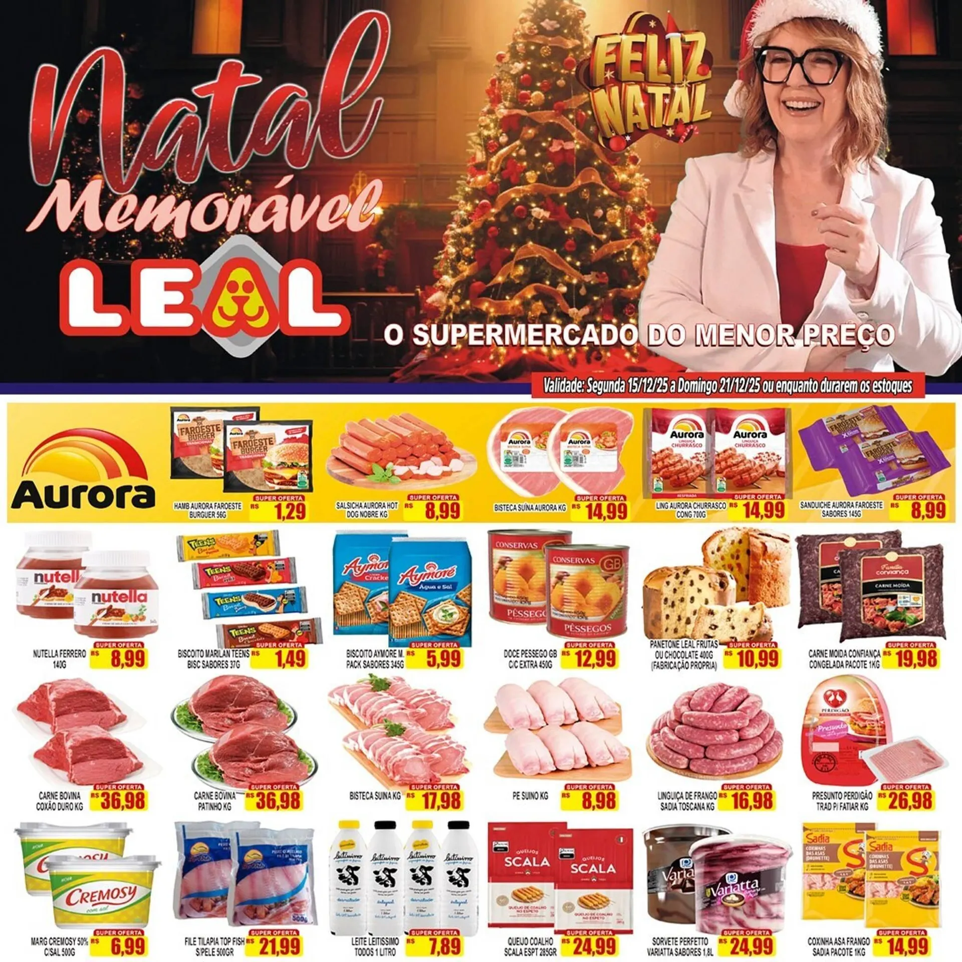 Encarte de Folheto Supermercado leal 15 de dezembro até 21 de dezembro 2025 - Pagina 3