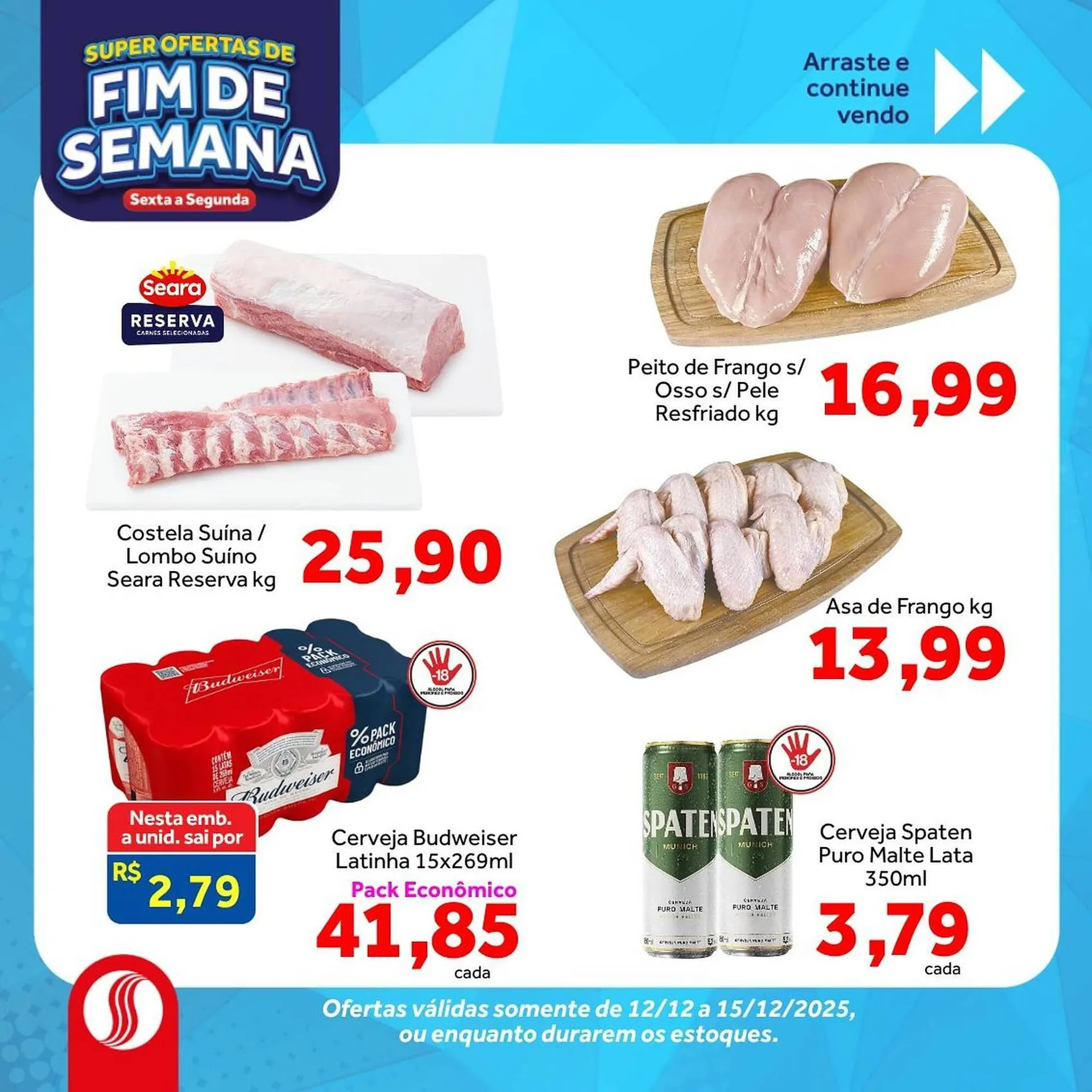 Encarte de Folheto Shibata Supermercados 12 de dezembro até 15 de dezembro 2025 - Pagina 2