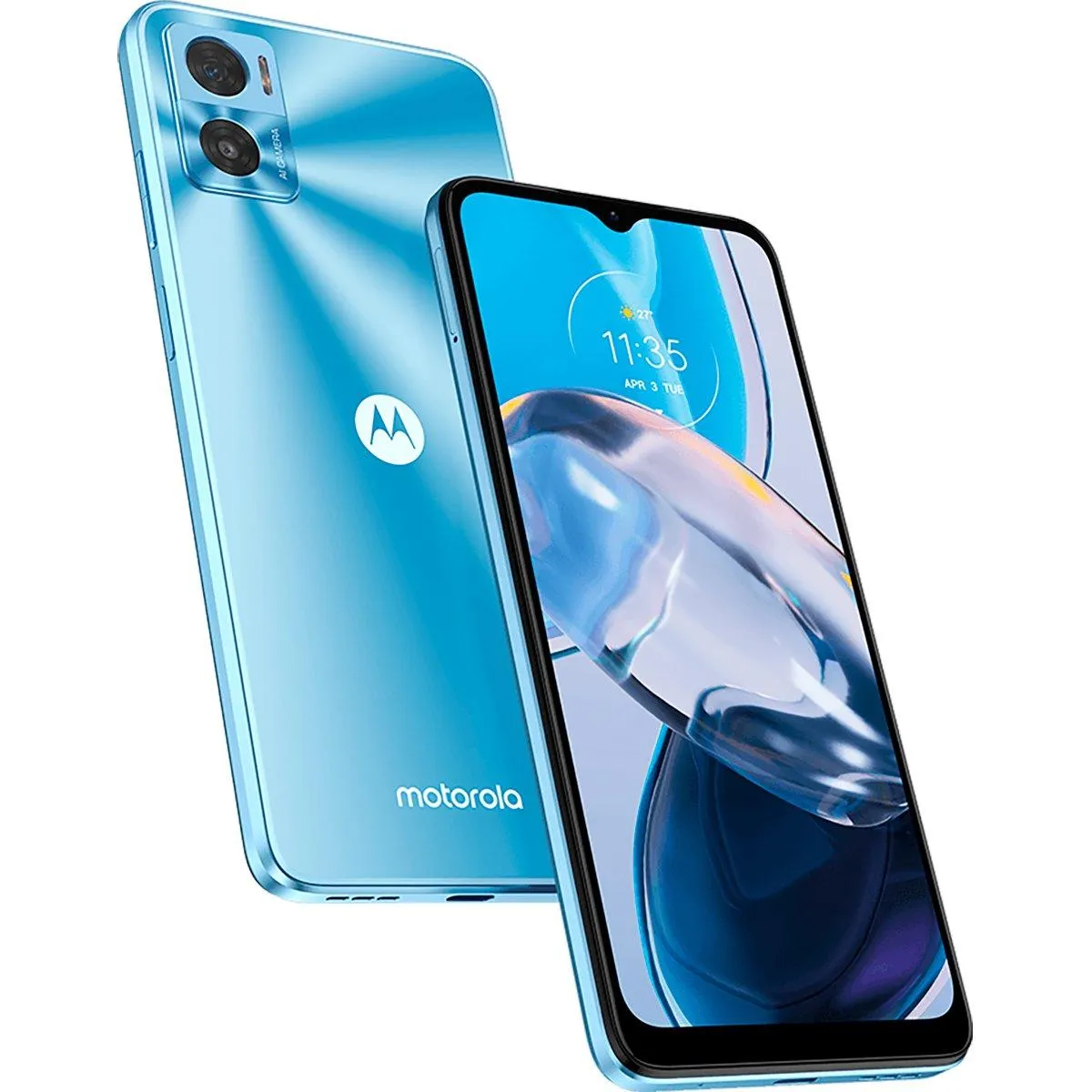 Smartphone Motorola Moto E22 128GB Azul Tela 6.5" Câmera 16MP 4GB RAM