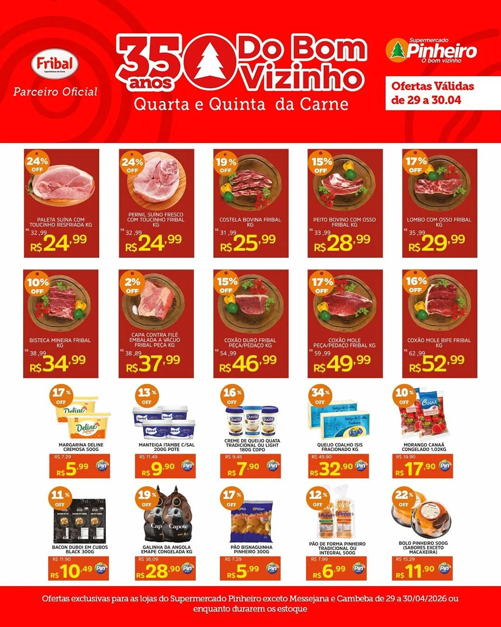 Encarte de Encarte Pinheiro Supermercado 29 de abril até 30 de abril 2026 - Pagina 2