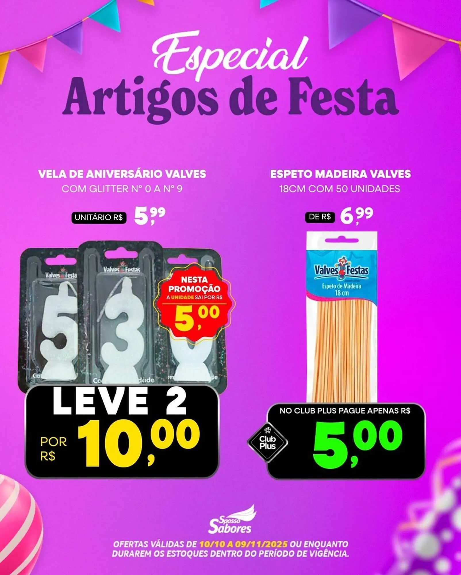 Encarte de Folheto Spasso Sabores 10 de outubro até 9 de novembro 2025 - Pagina 3