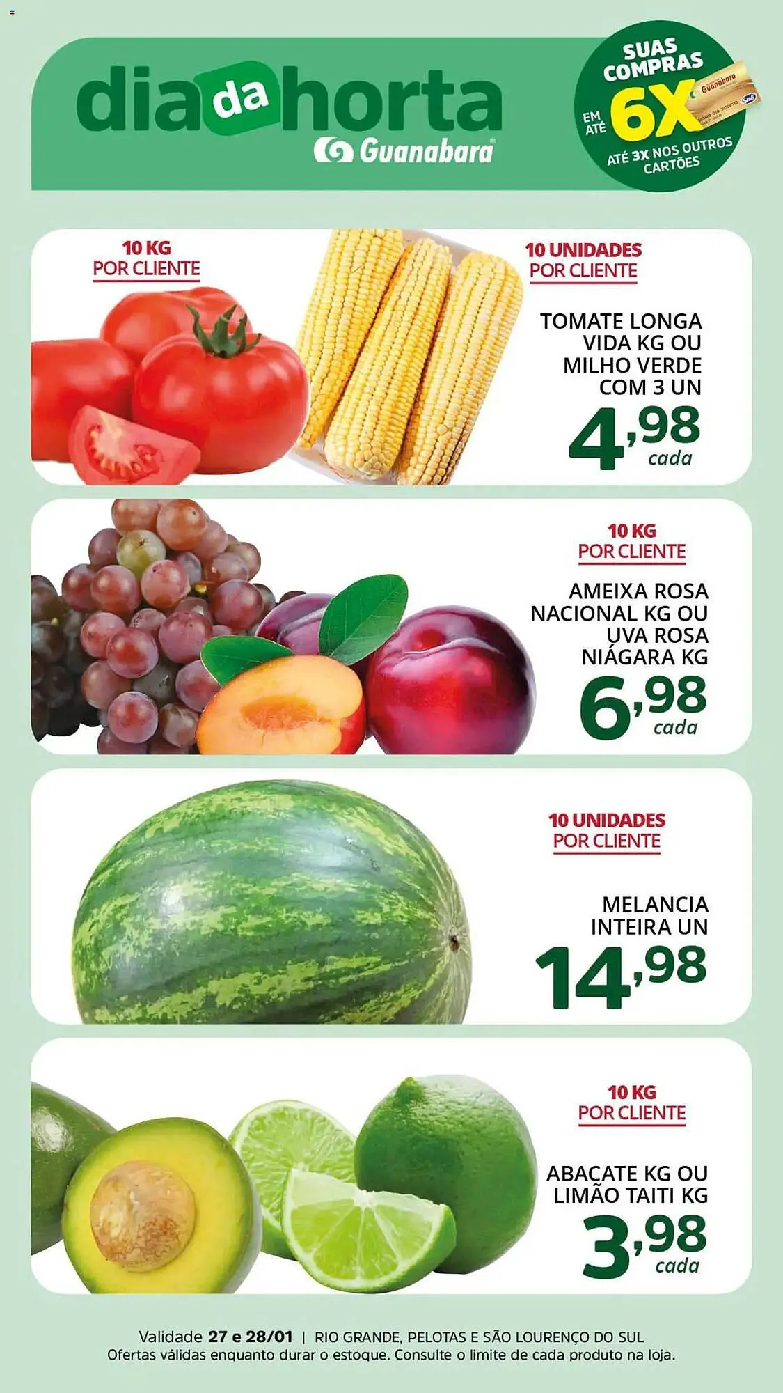 Encarte de Encarte Supermercados Guanabara 27 de janeiro até 28 de janeiro 2026 - Pagina 2