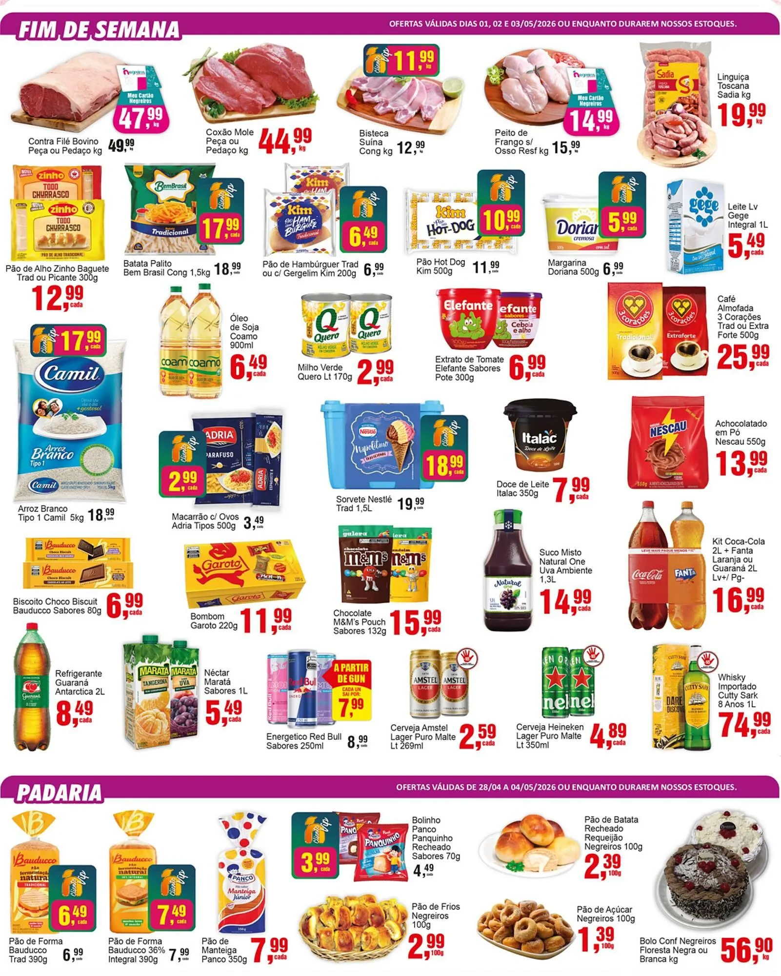 Encarte de Folheto Negreiros 27 de abril até 4 de maio 2026 - Pagina 4