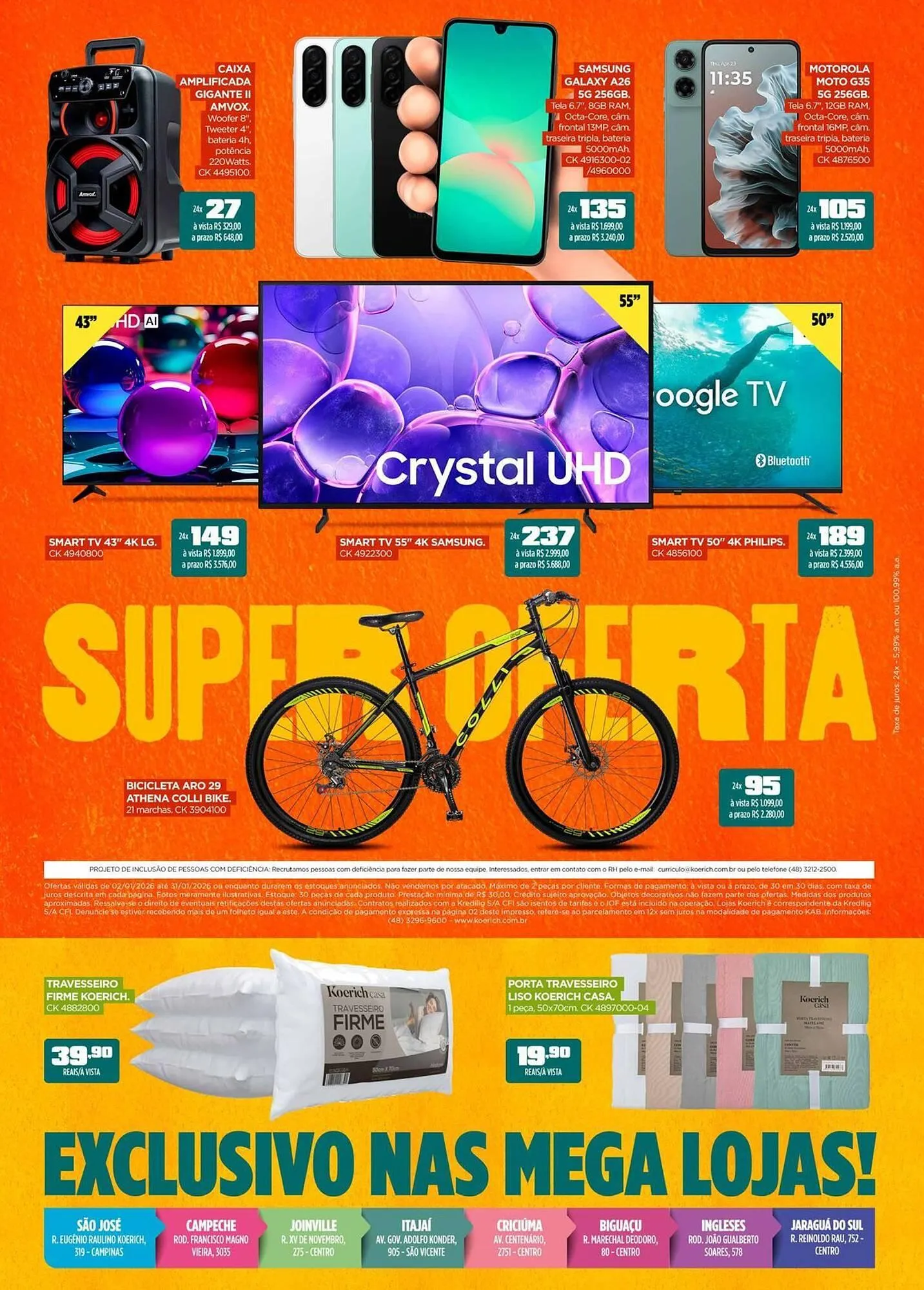 Encarte de Catálogo Lojas Koerich 12 de janeiro até 31 de janeiro 2026 - Pagina 4