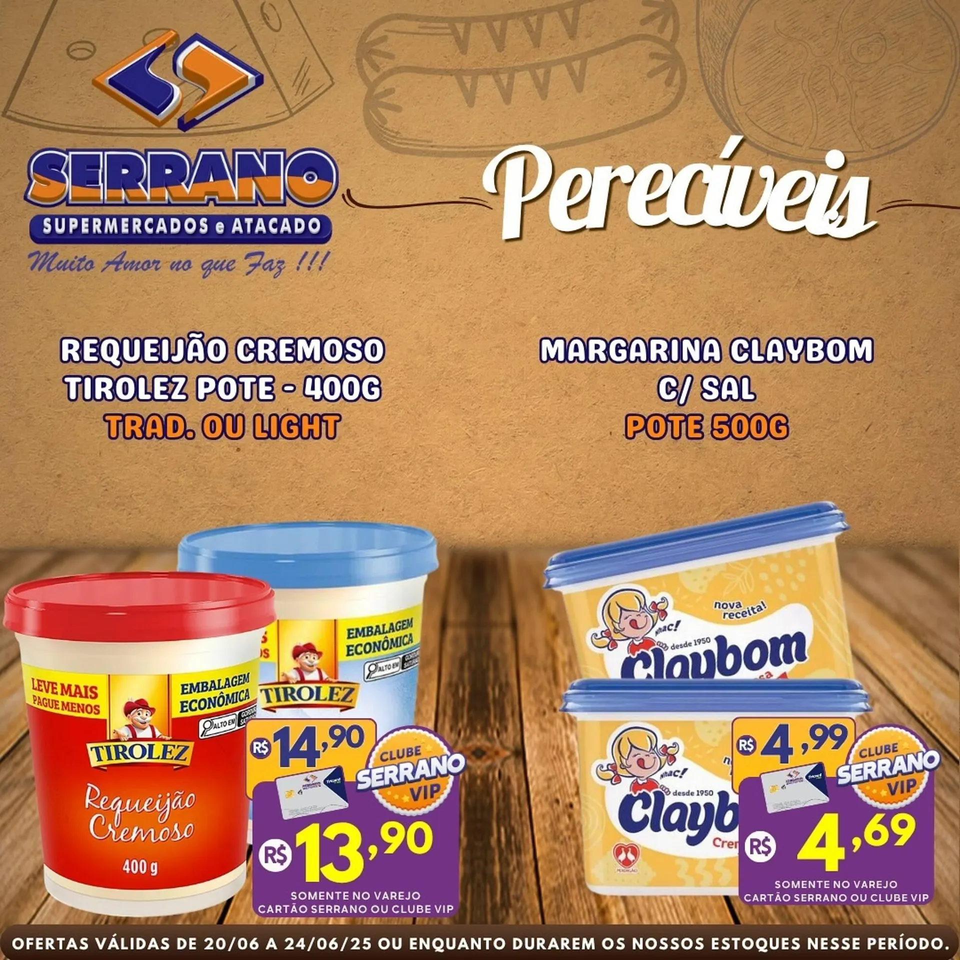 Encarte de Catálogo Serrano Supermercado 22 de junho até 24 de junho 2025 - Pagina 3