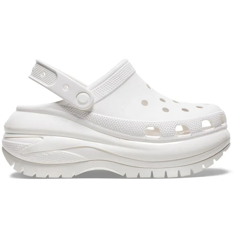 Sandália Crocs Classic Mega Crush Clog White