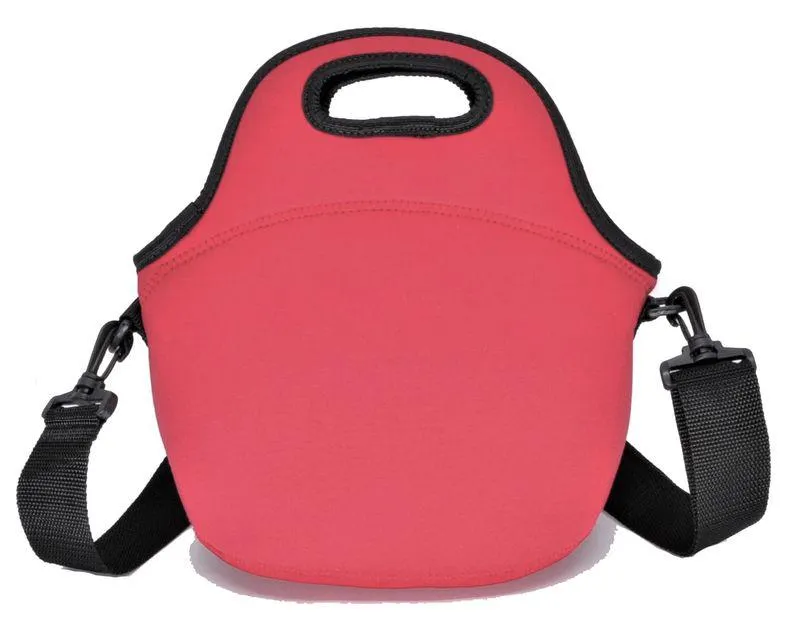 Lancheira Bolsa Térmica Marmita Fitness Neoprene - Diversos Modelos | Vermelho