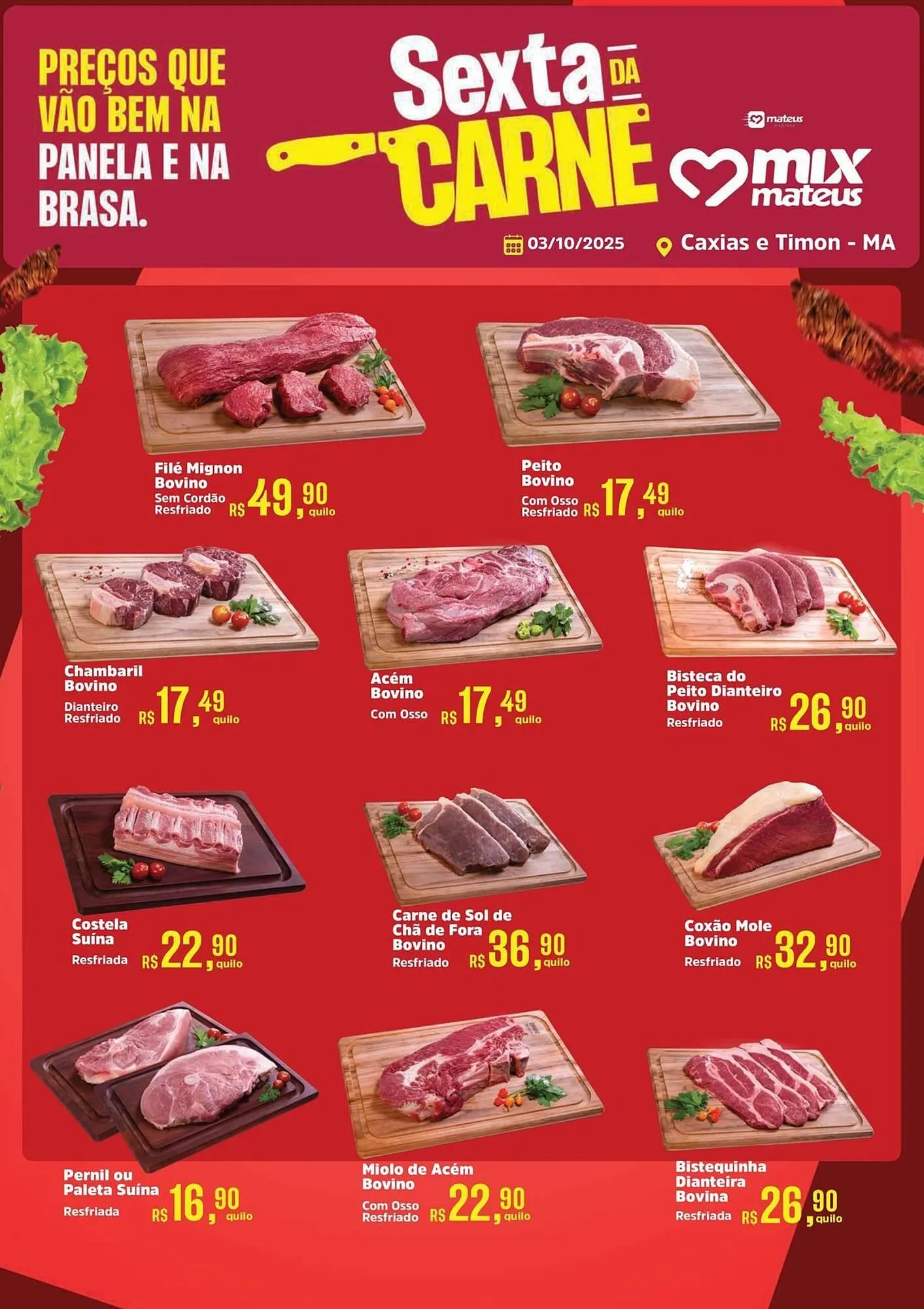 Encarte de Catálogo Supermercados Mateus 3 de outubro até 3 de outubro 2025 - Pagina 1