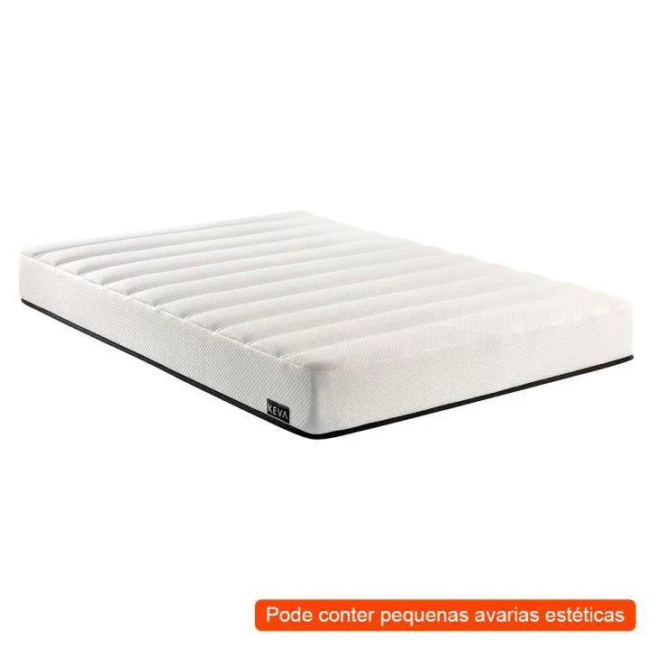 [OUTLET] Colchão Casal Keva Molas Ensacadas Wide (24x138x188) Branco