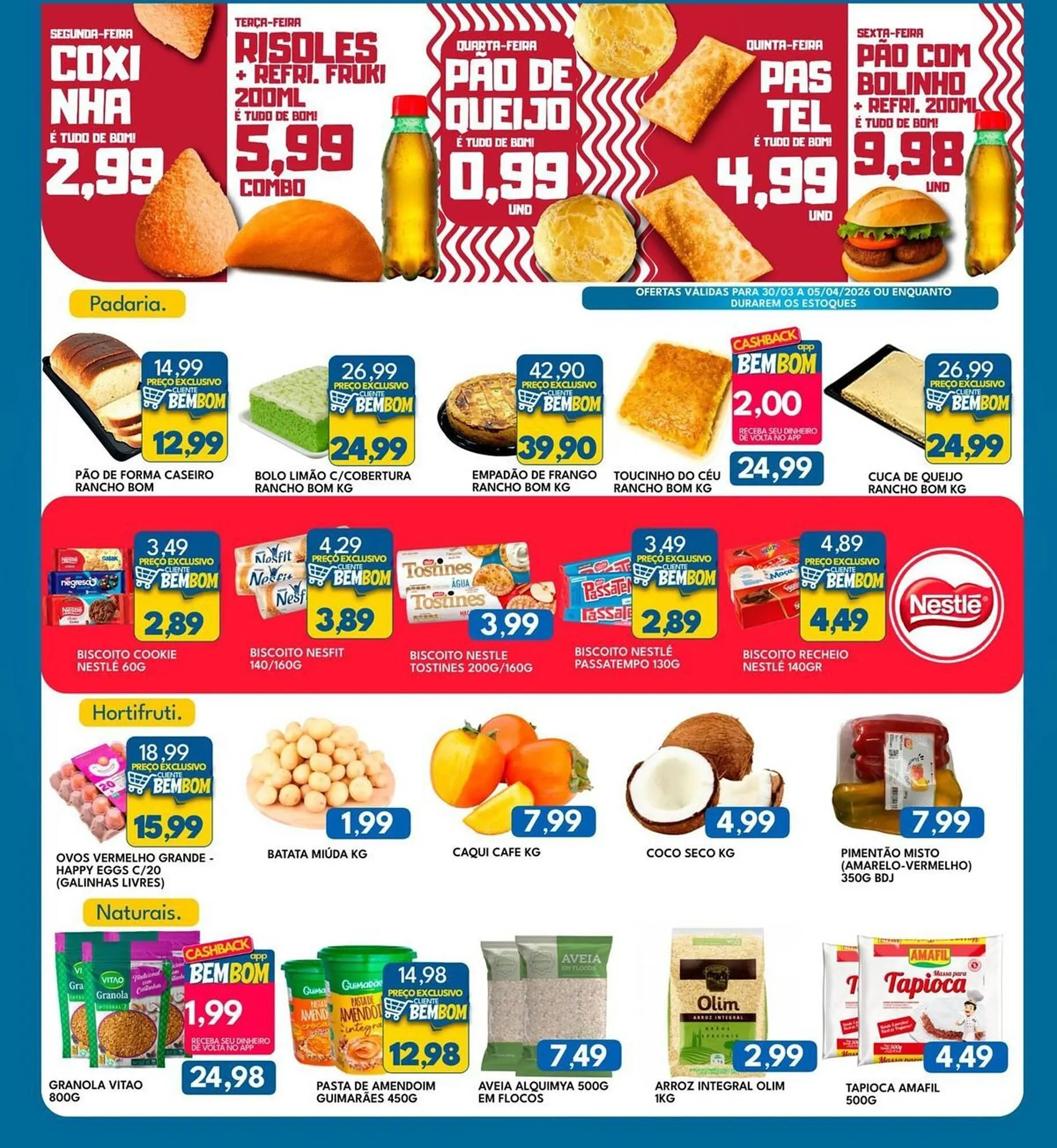 Encarte de Catálogo Rancho Bom Supermercados 30 de março até 5 de abril 2026 - Pagina 4