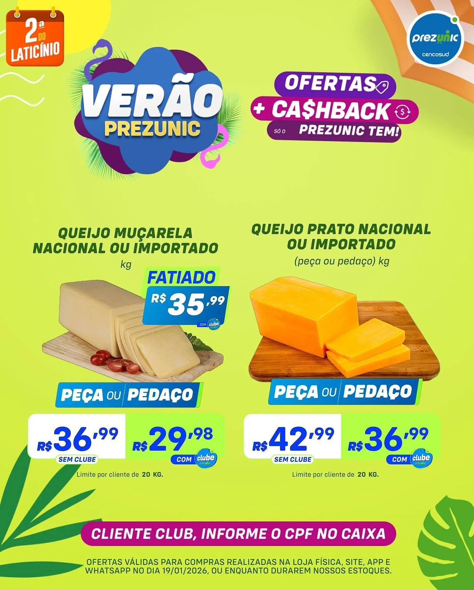 Encarte de Encarte Prezunic 19 de janeiro até 19 de janeiro 2026 - Pagina 1