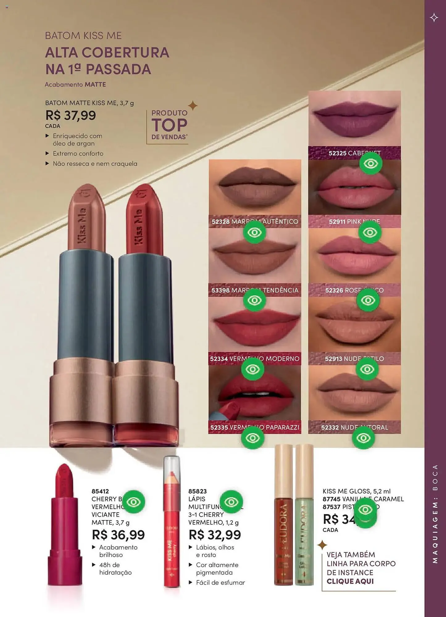 Encarte de Catálogo Eudora 8 de janeiro até 31 de janeiro 2026 - Pagina 98