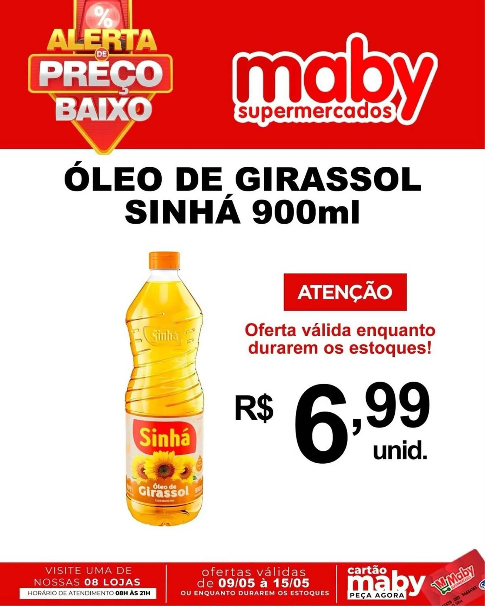 Encarte de Catálogo Maby Supermercados 9 de maio até 15 de maio 2026 - Pagina 1