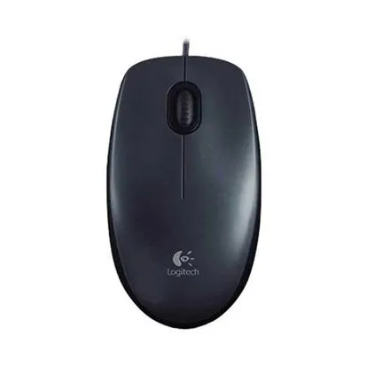 Mouse Óptico com Fio Preto M100 1 UN Logitech