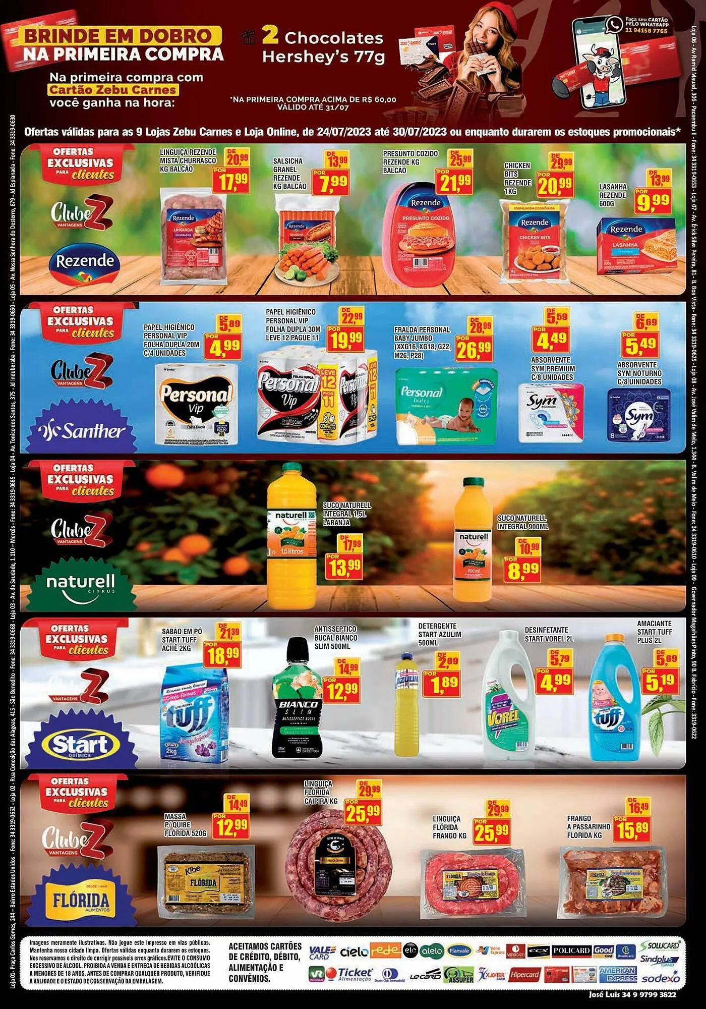 Encarte de Catálogo Zebu Carnes Supermercados 24 de julho até 27 de julho 2023 - Pagina 2